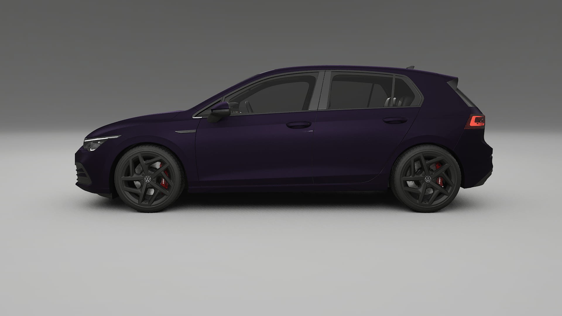 VW Golf Mk8 PPF Fólie | VIOLET TPU PPF - kompletní pre-cut kit