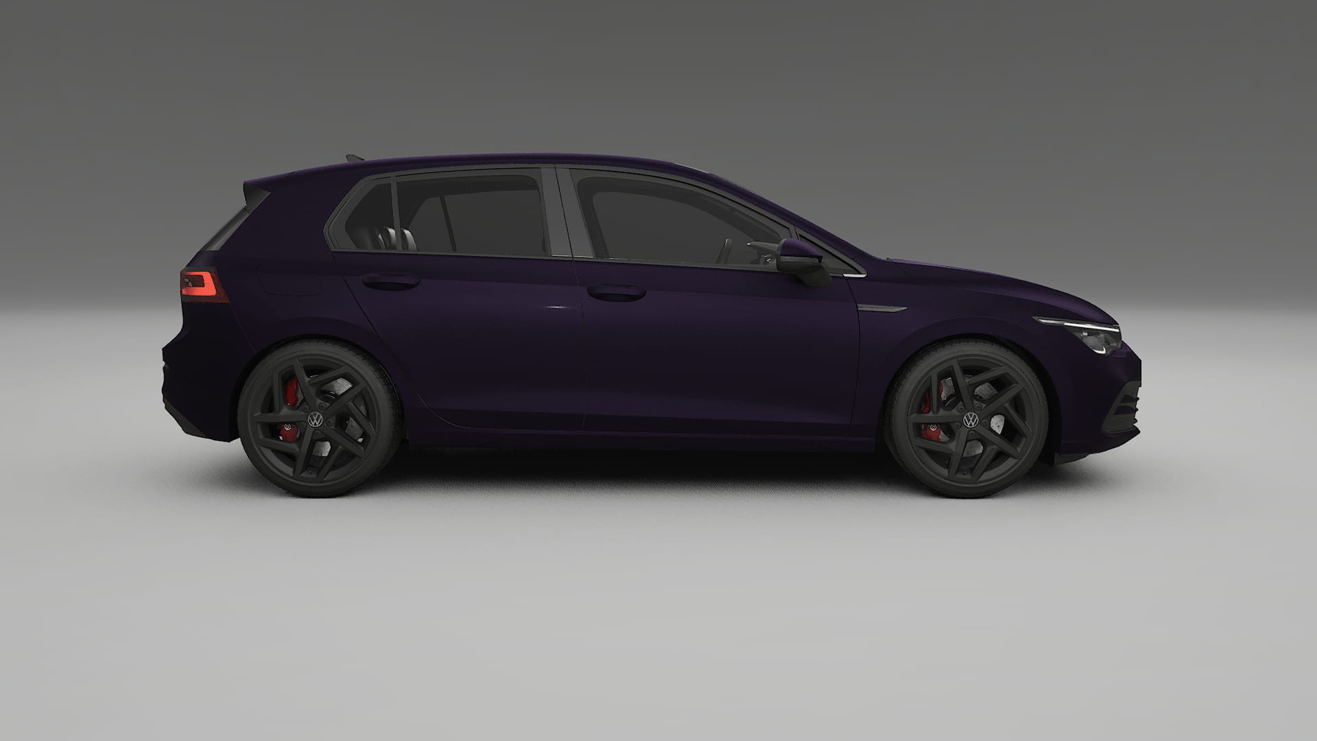 VW Golf Mk8 PPF Fólie | VIOLET TPU PPF - kompletní pre-cut kit