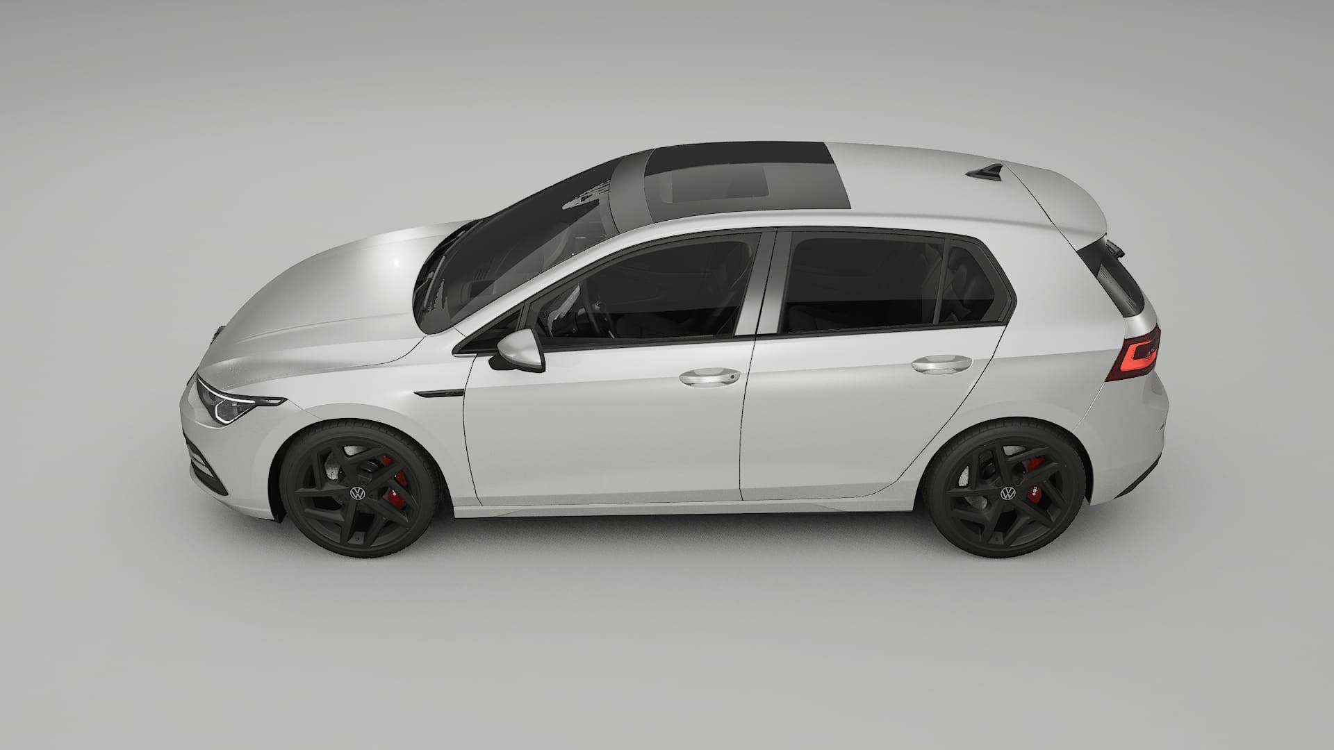 VW Golf Mk8 PPF Fólie | OPAL TPU PPF - kompletní pre-cut kit