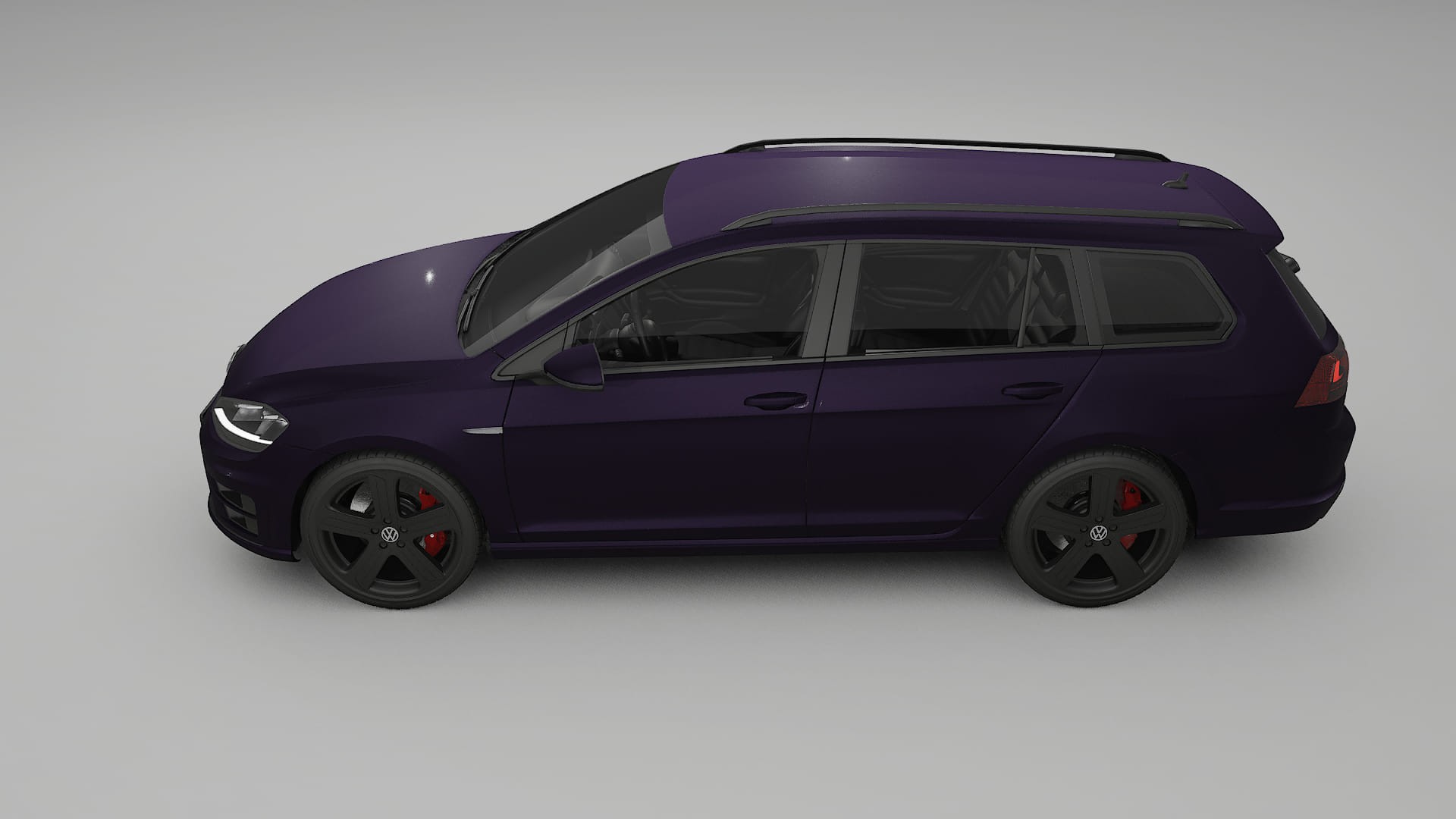 VW Golf Variant Mk7 PPF Fólie | VIOLET TPU PPF - kompletní pre-cut kit