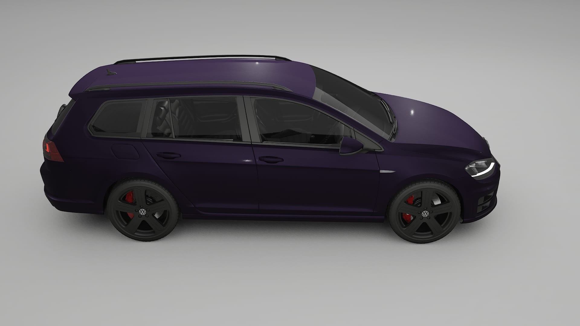VW Golf Variant Mk7 PPF Fólie | VIOLET TPU PPF - kompletní pre-cut kit