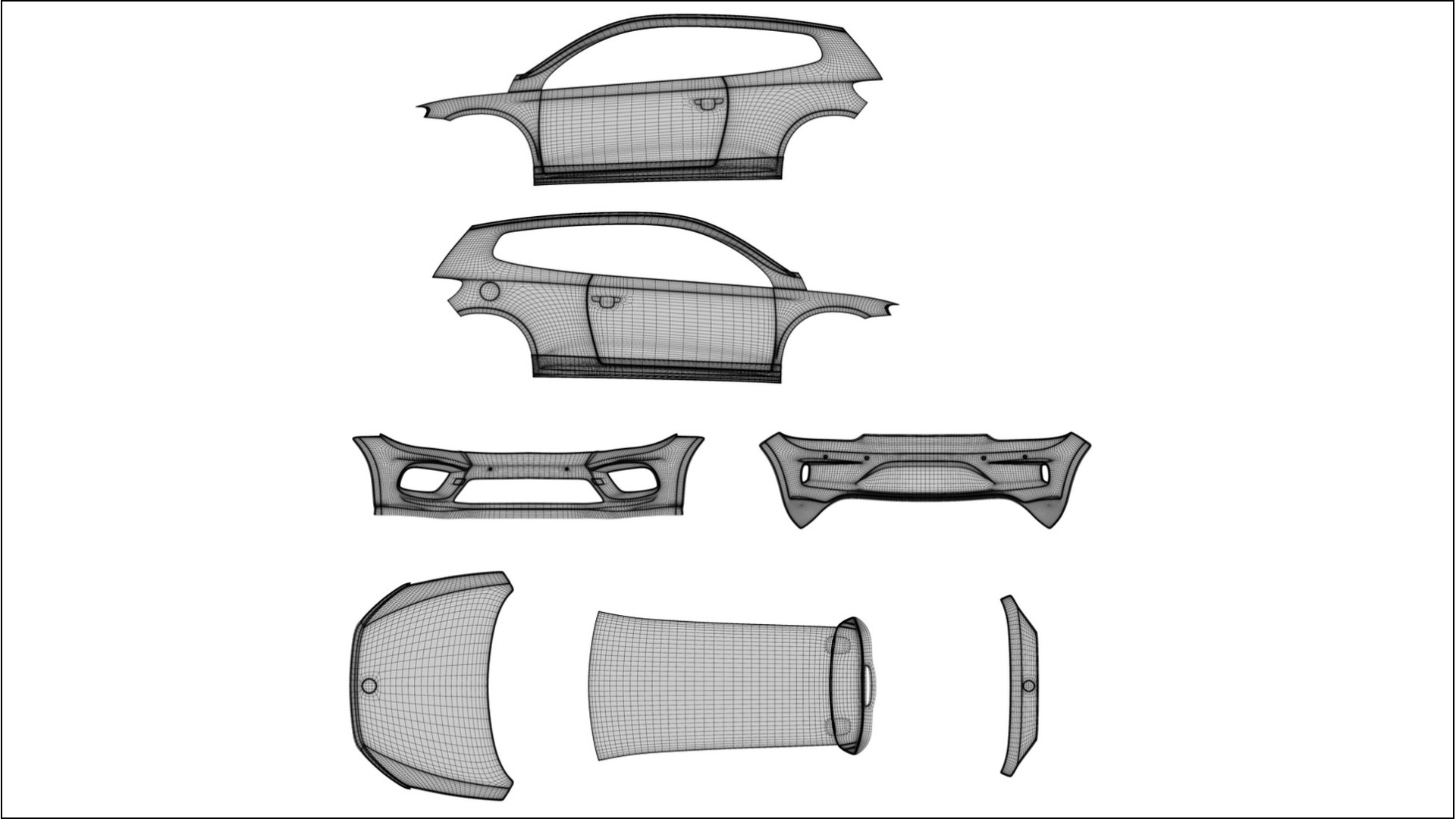 VW Scirocco R III PPF Fólie | VIOLET TPU PPF - kompletní pre-cut kit