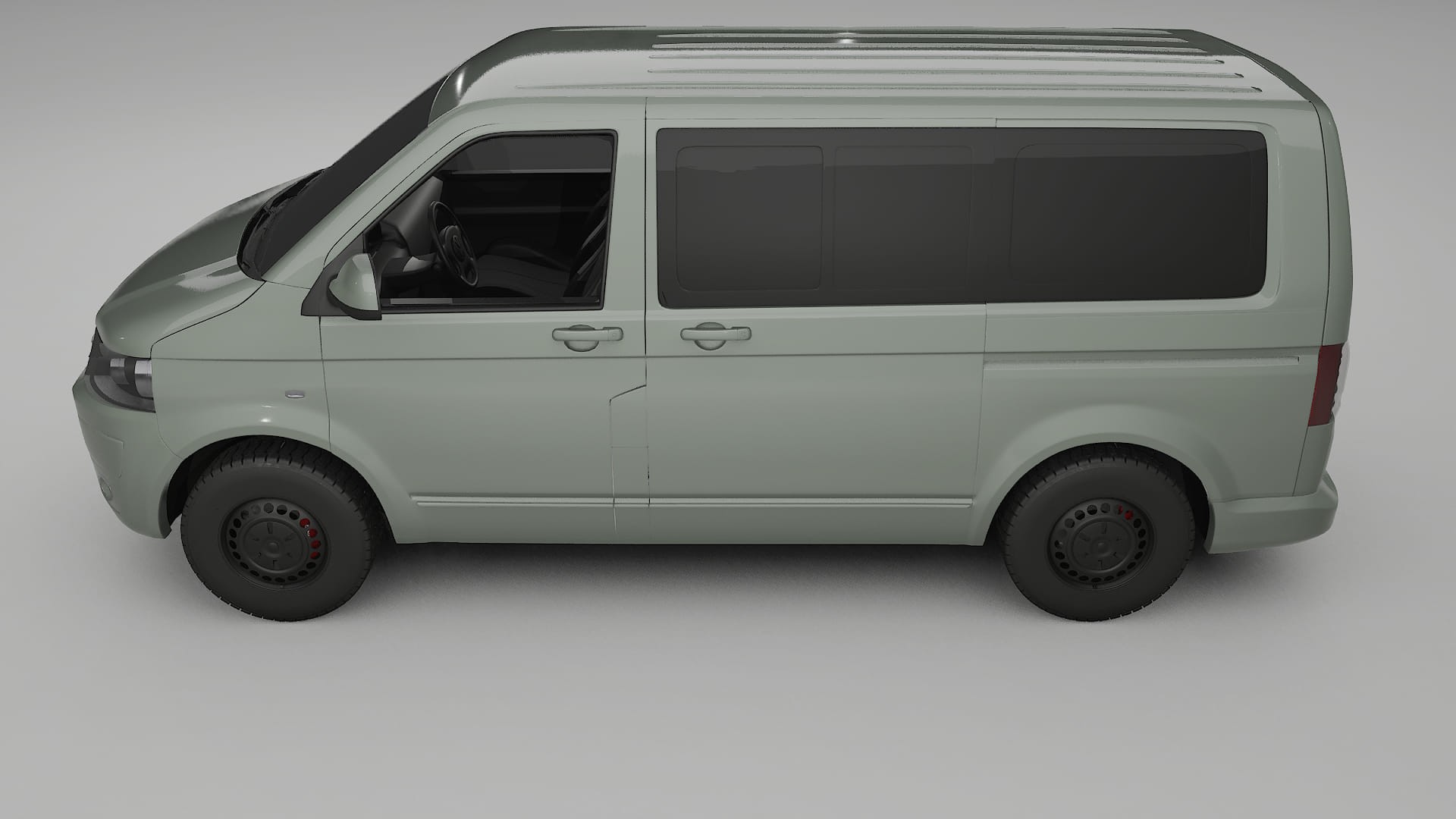 VW Transporter T5 Caravelle PPF Fólie | SLATE TPU PPF - kompletní pre-cut kit