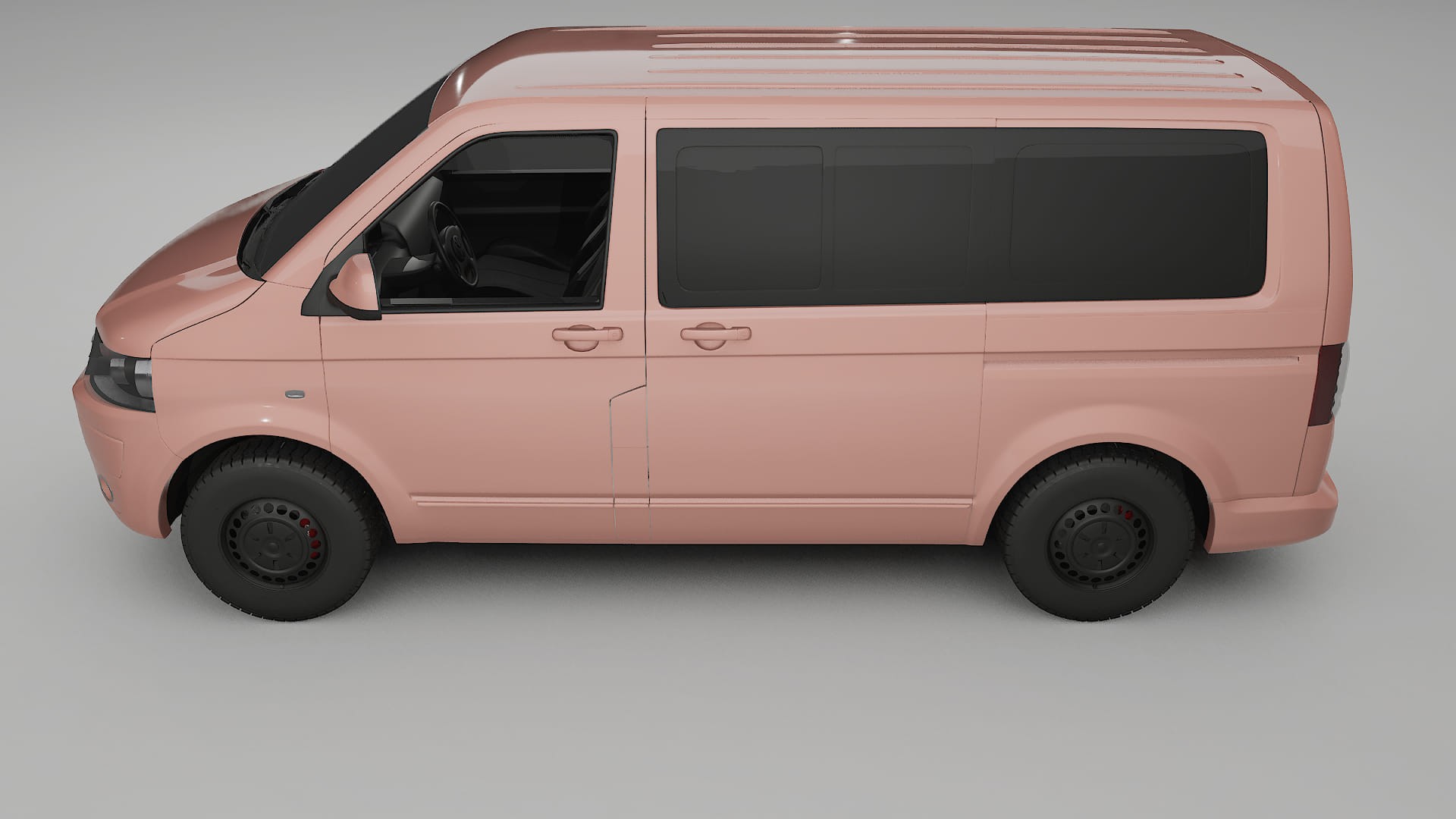 VW Transporter T5 Caravelle PPF Fólie | BLUSH TPU PPF - kompletní pre-cut kit