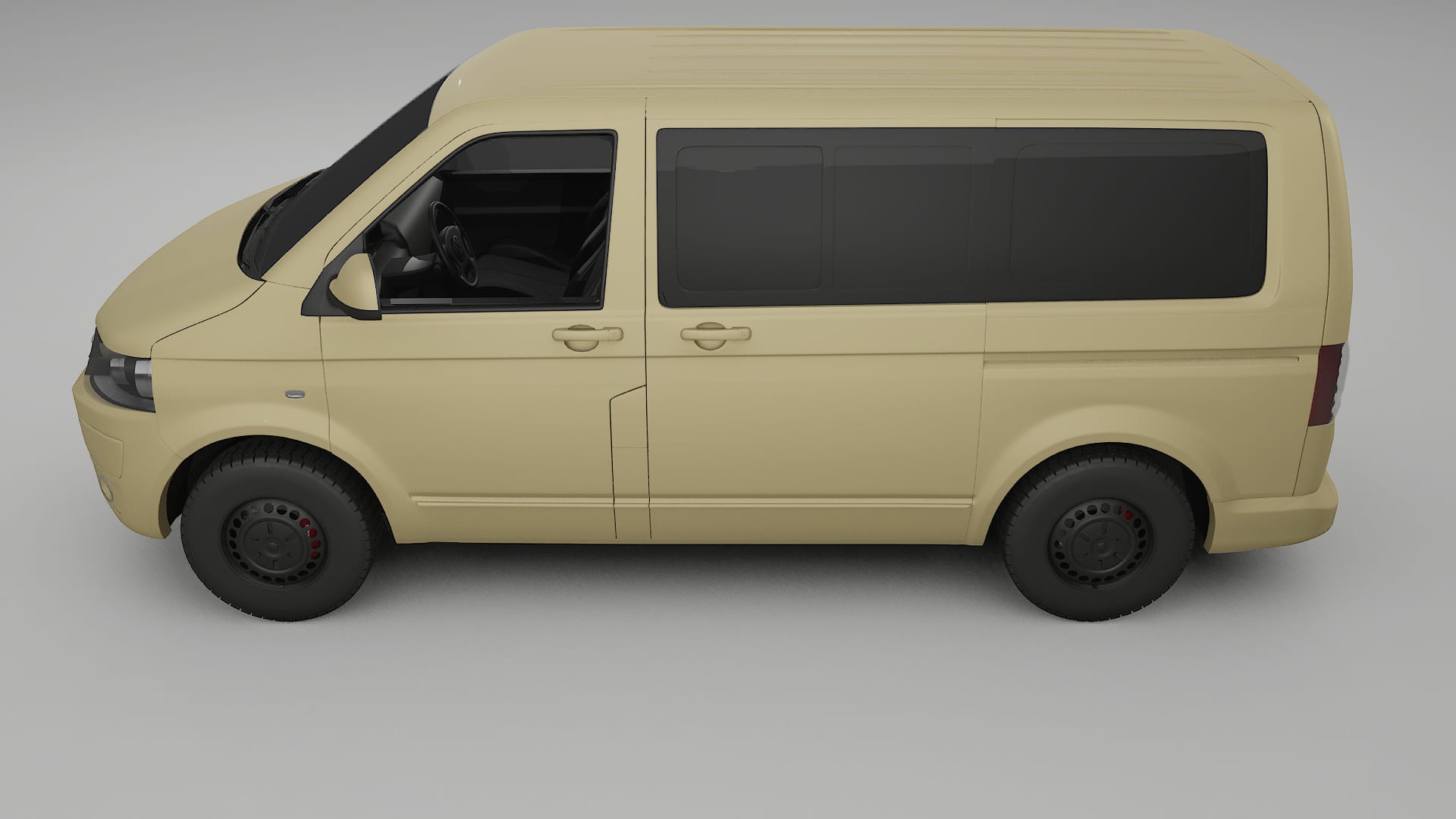 VW Transporter T5 Caravelle PPF Fólie | SAND TPU PPF - kompletní pre-cut kit
