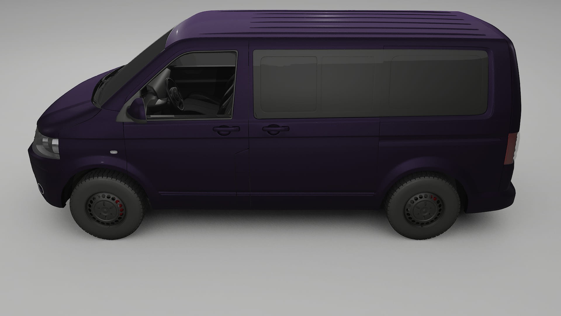 VW Transporter T5 Caravelle PPF Fólie | VIOLET TPU PPF - kompletní pre-cut kit