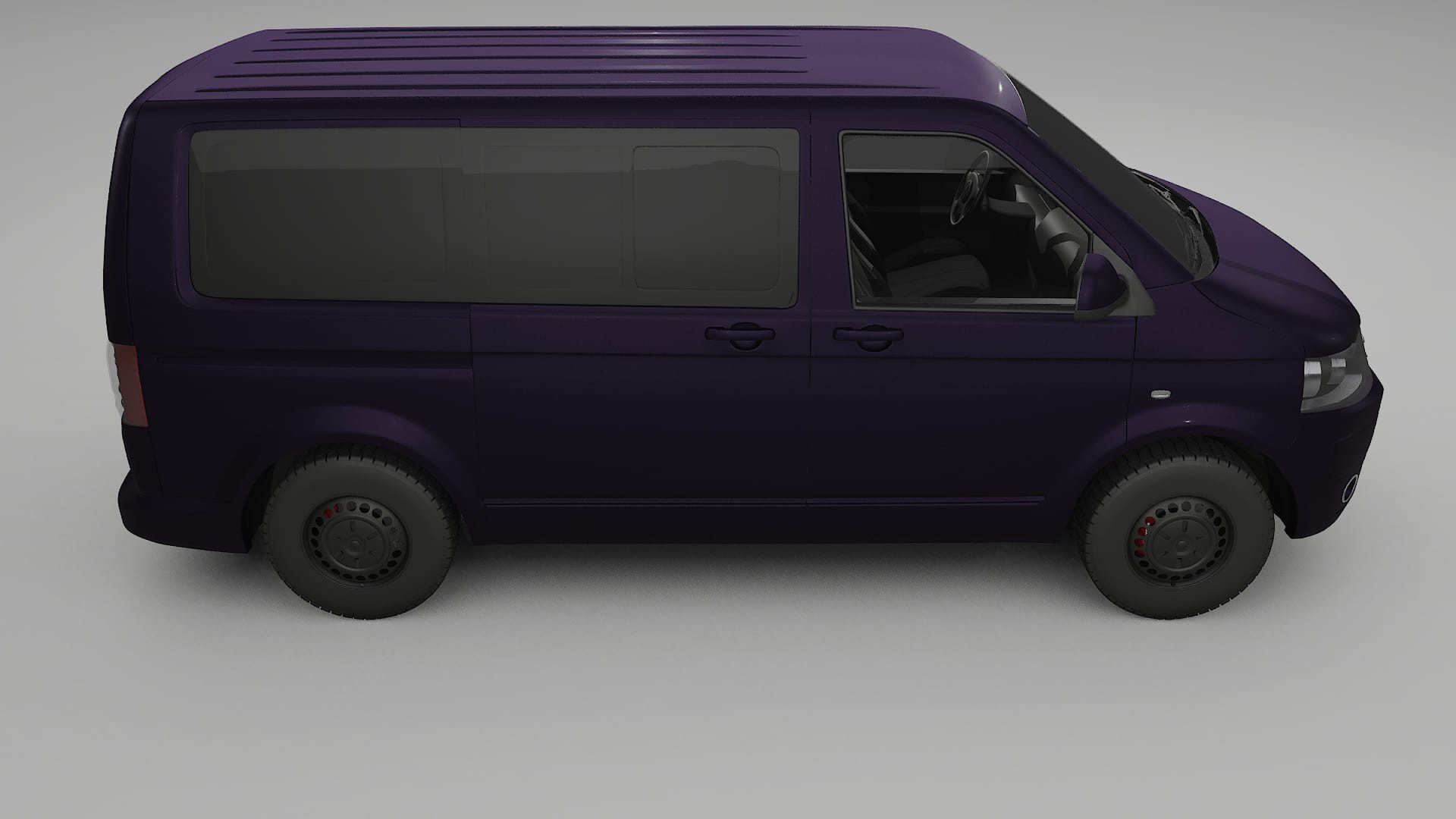 VW Transporter T5 Caravelle PPF Fólie | VIOLET TPU PPF - kompletní pre-cut kit