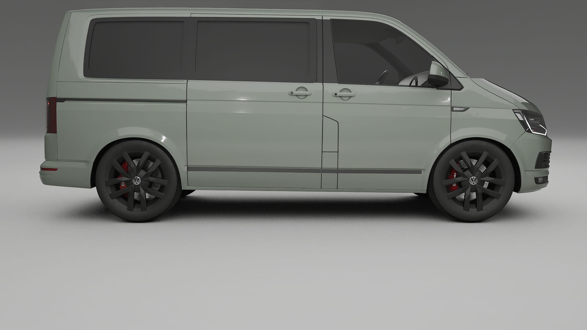 VW Transporter T6 Multivan PPF Fólie | SLATE TPU PPF - kompletní pre-cut kit