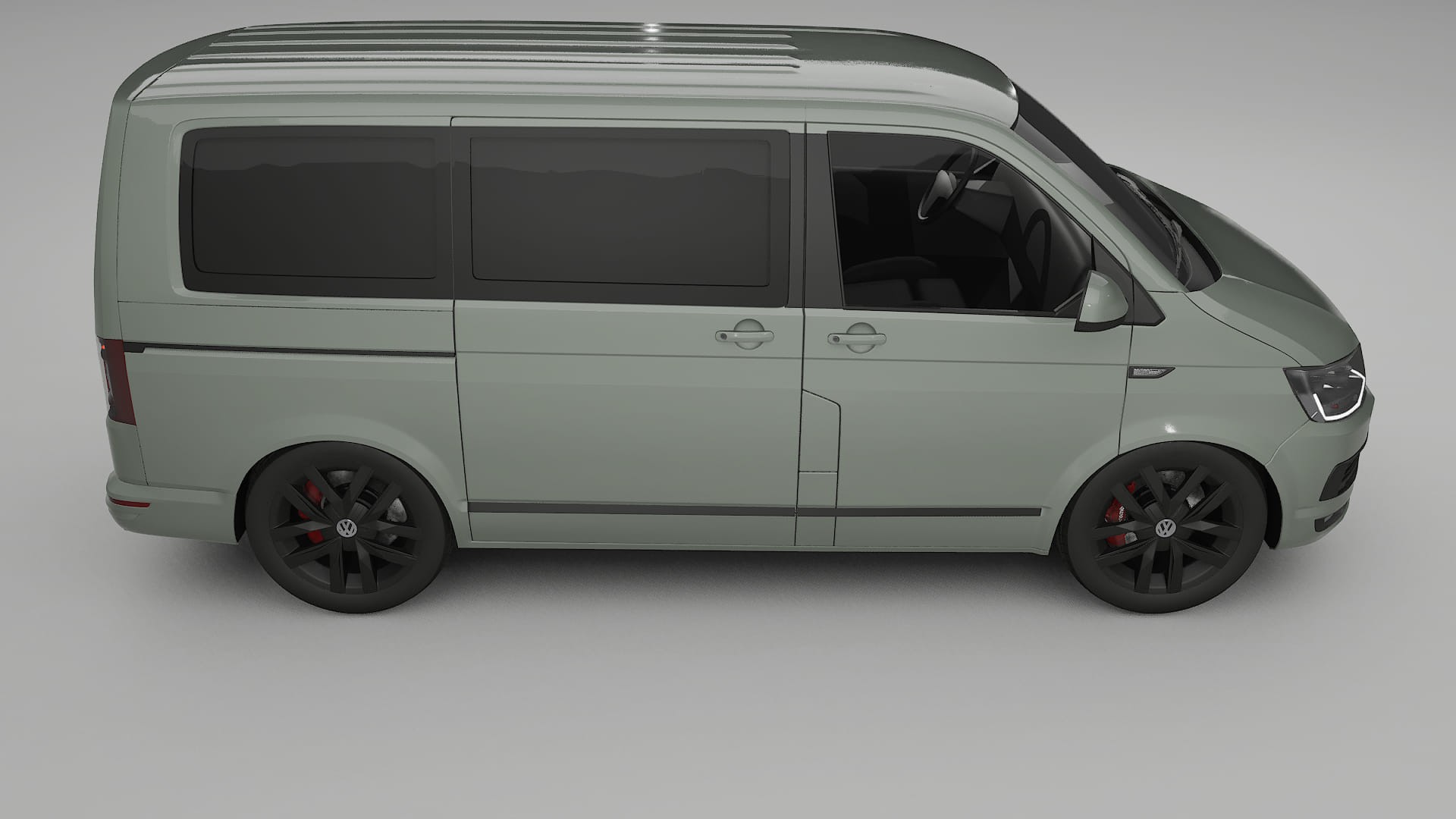 VW Transporter T6 Multivan PPF Fólie | SLATE TPU PPF - kompletní pre-cut kit