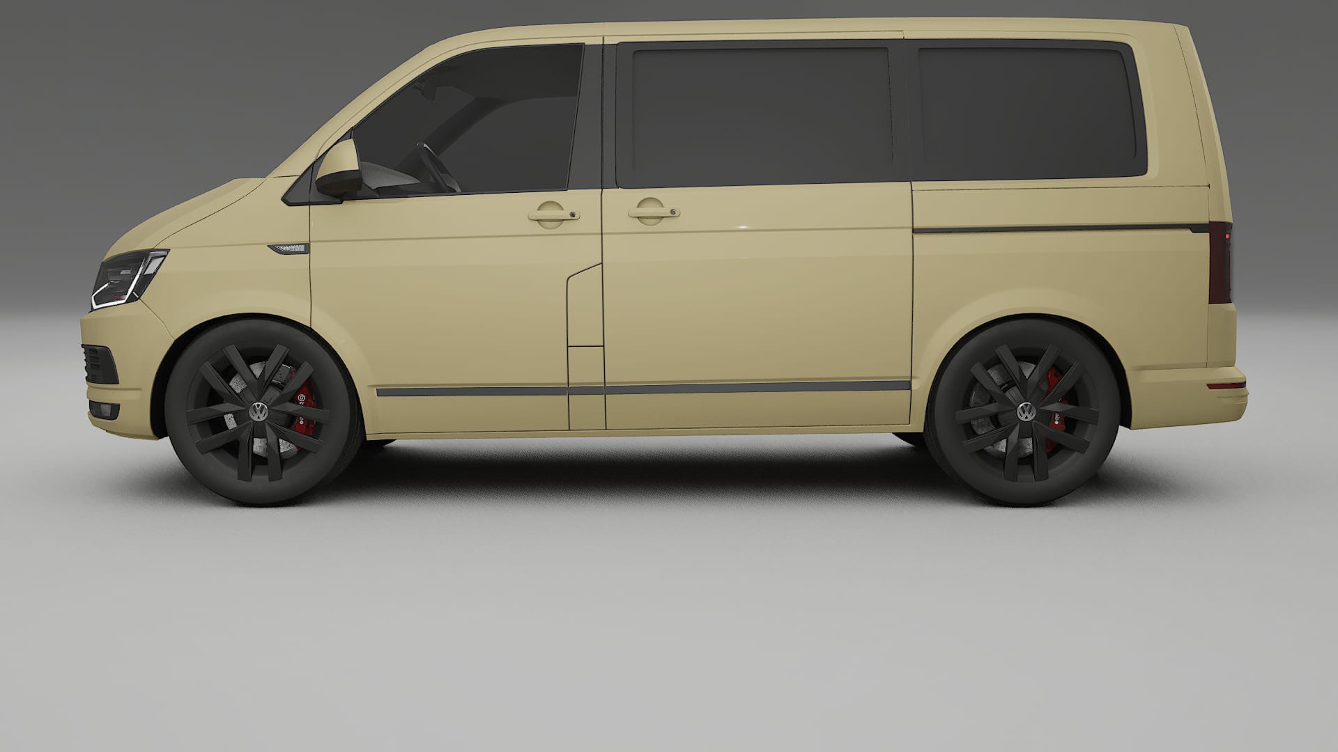 VW Transporter T6 Multivan PPF Fólie | SAND TPU PPF - kompletní pre-cut kit