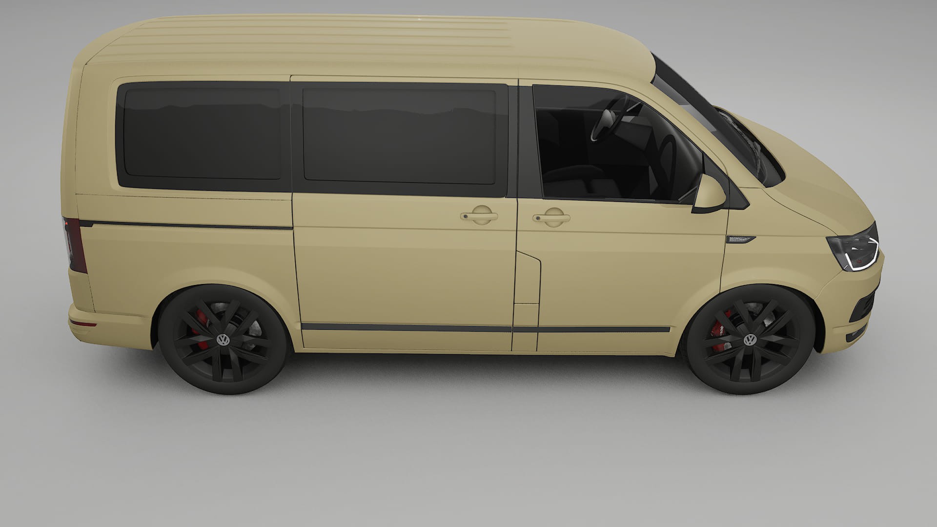VW Transporter T6 Multivan PPF Fólie | SAND TPU PPF - kompletní pre-cut kit