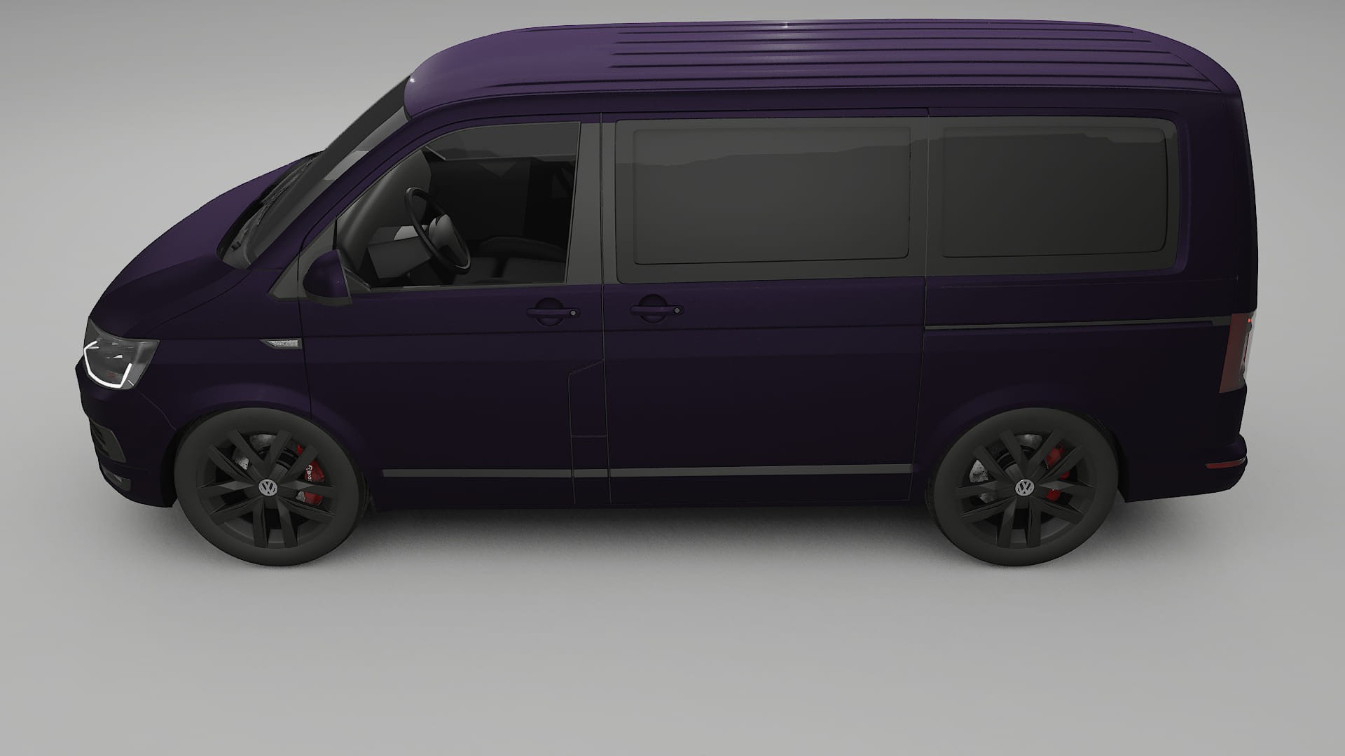 VW Transporter T6 Multivan PPF Fólie | VIOLET TPU PPF - kompletní pre-cut kit
