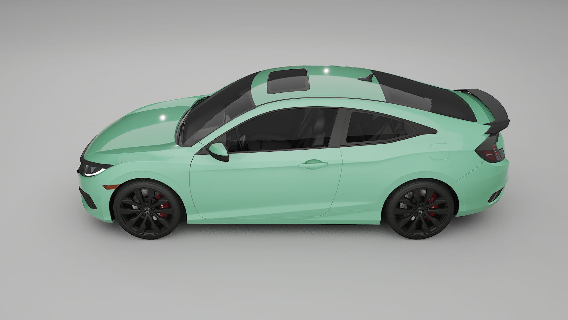 Honda Civic coupe prefacelift PPF Fólie | DUSTY TPU PPF - kompletní pre-cut kit