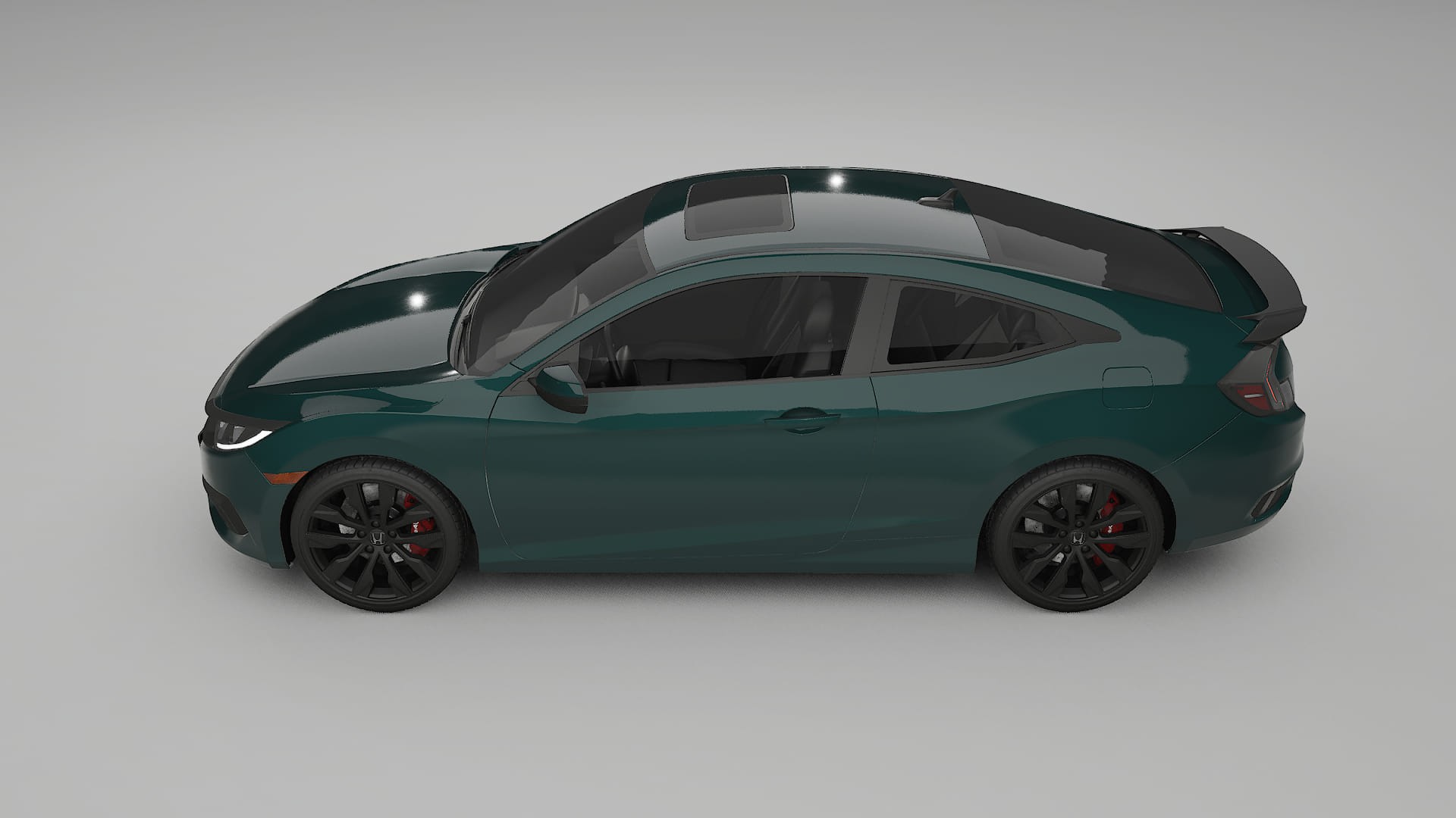 Honda Civic coupe prefacelift PPF Fólie | INFERNO TPU PPF - kompletní pre-cut kit