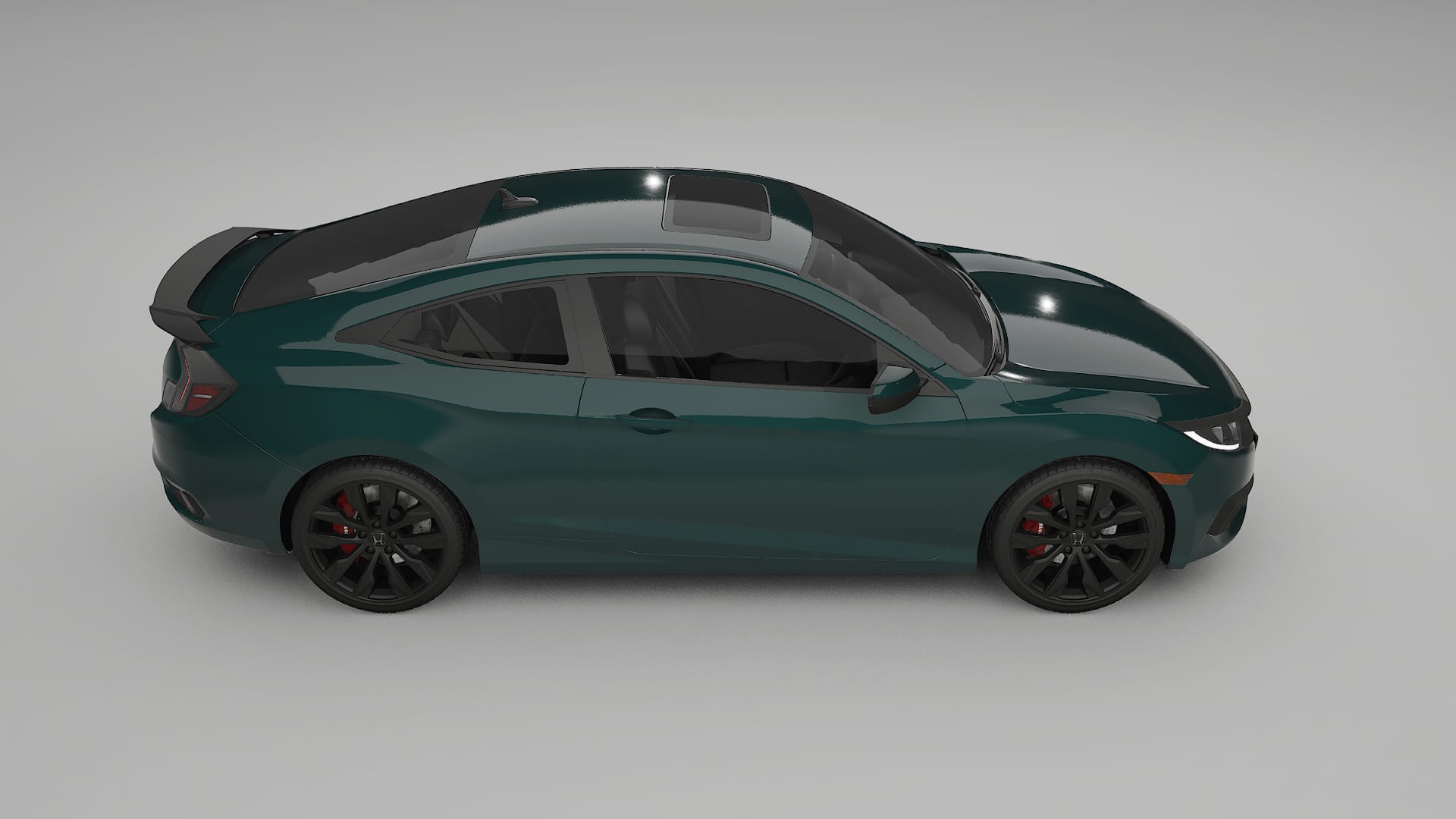 Honda Civic coupe prefacelift PPF Fólie | INFERNO TPU PPF - kompletní pre-cut kit