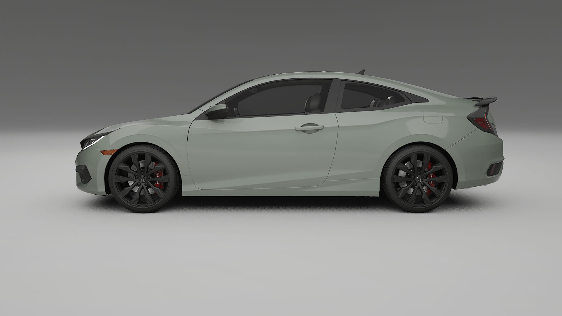 Honda Civic coupe prefacelift PPF Fólie | SLATE TPU PPF - kompletní pre-cut kit
