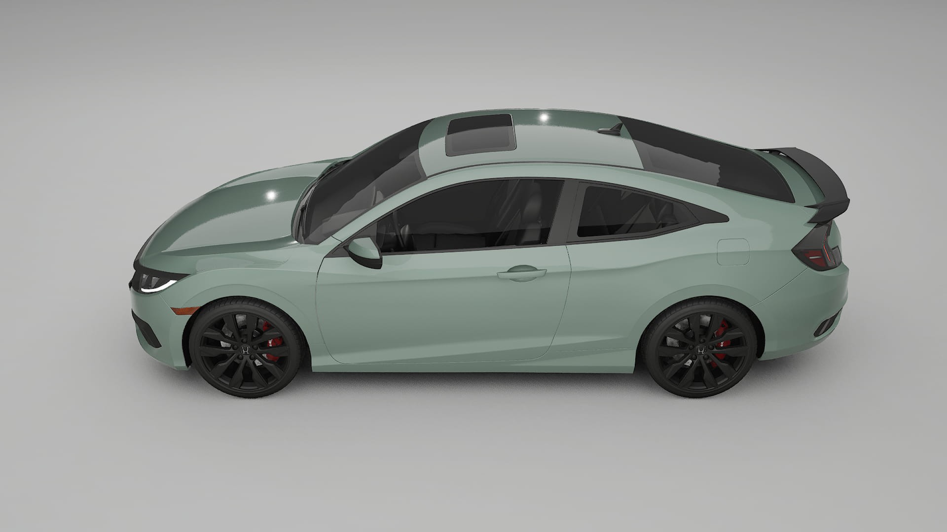 Honda Civic coupe prefacelift PPF Fólie | CINDER TPU PPF - kompletní pre-cut kit