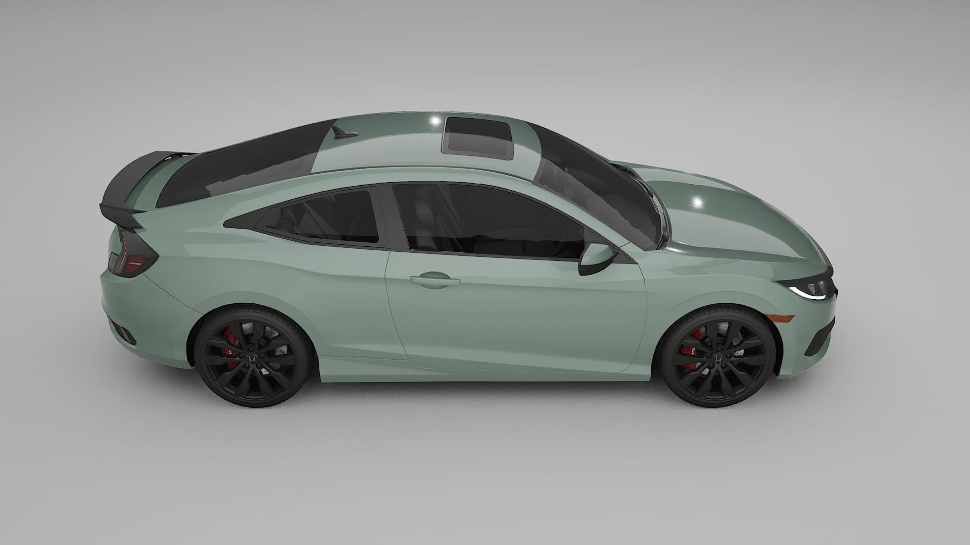 Honda Civic coupe prefacelift PPF Fólie | CINDER TPU PPF - kompletní pre-cut kit