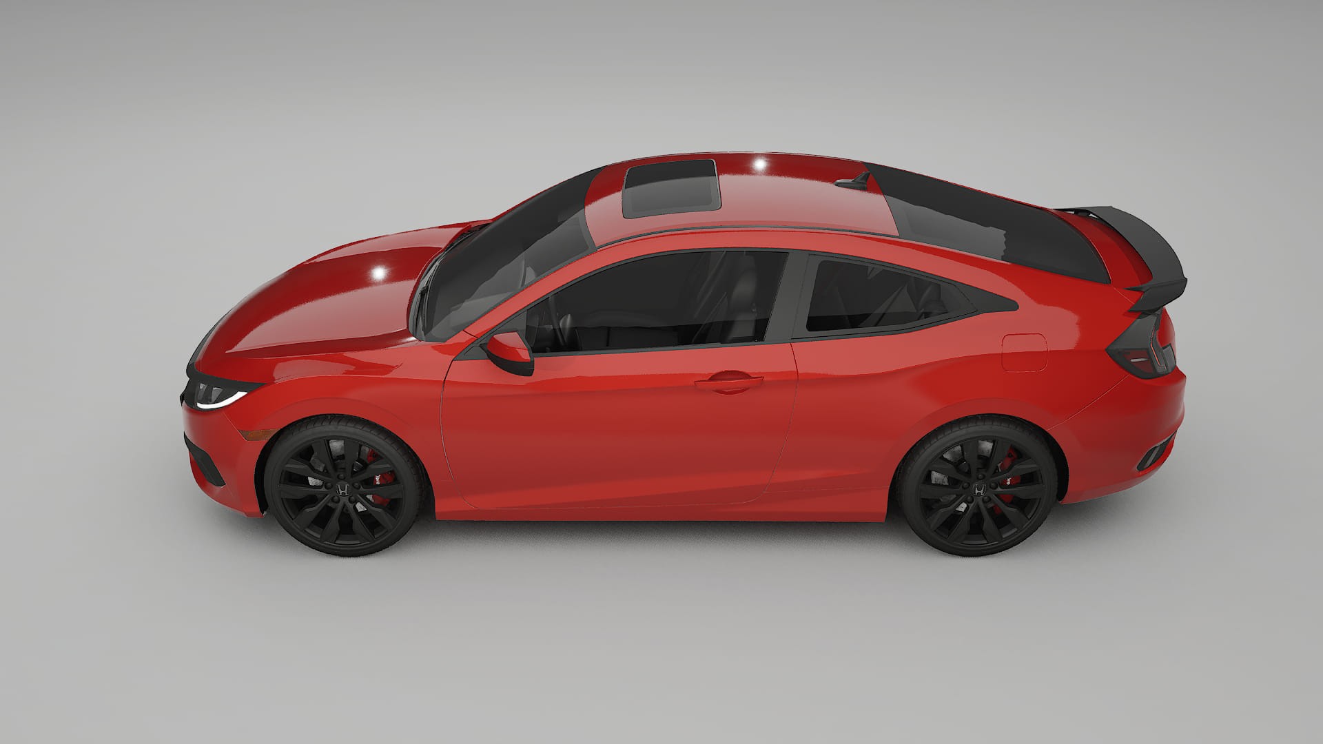 Honda Civic coupe prefacelift PPF Fólie | BLAZE TPU PPF - kompletní pre-cut kit