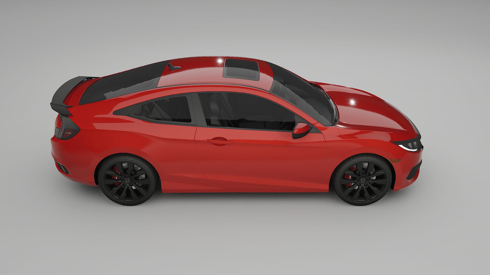 Honda Civic coupe prefacelift PPF Fólie | BLAZE TPU PPF - kompletní pre-cut kit