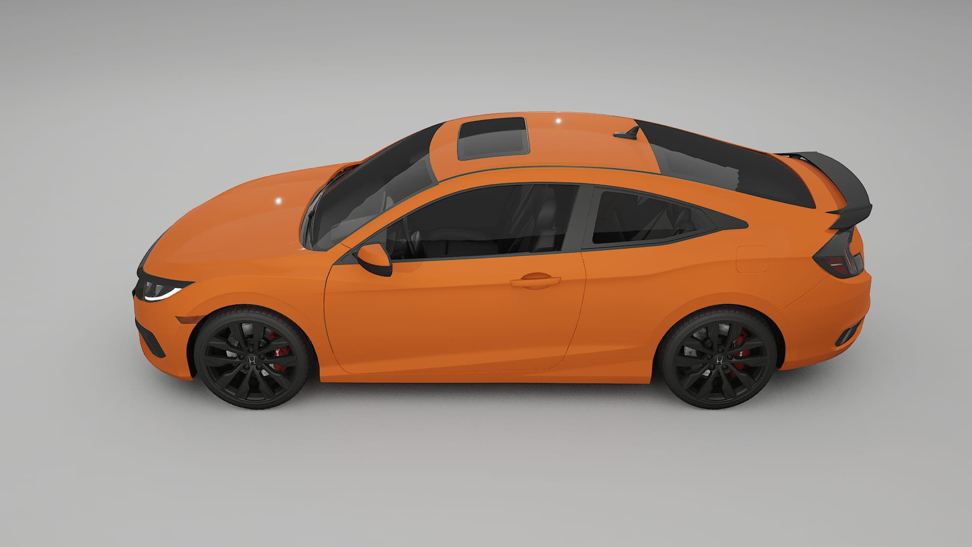 Honda Civic coupe prefacelift PPF Fólie | ROCKET TPU PPF - kompletní pre-cut kit