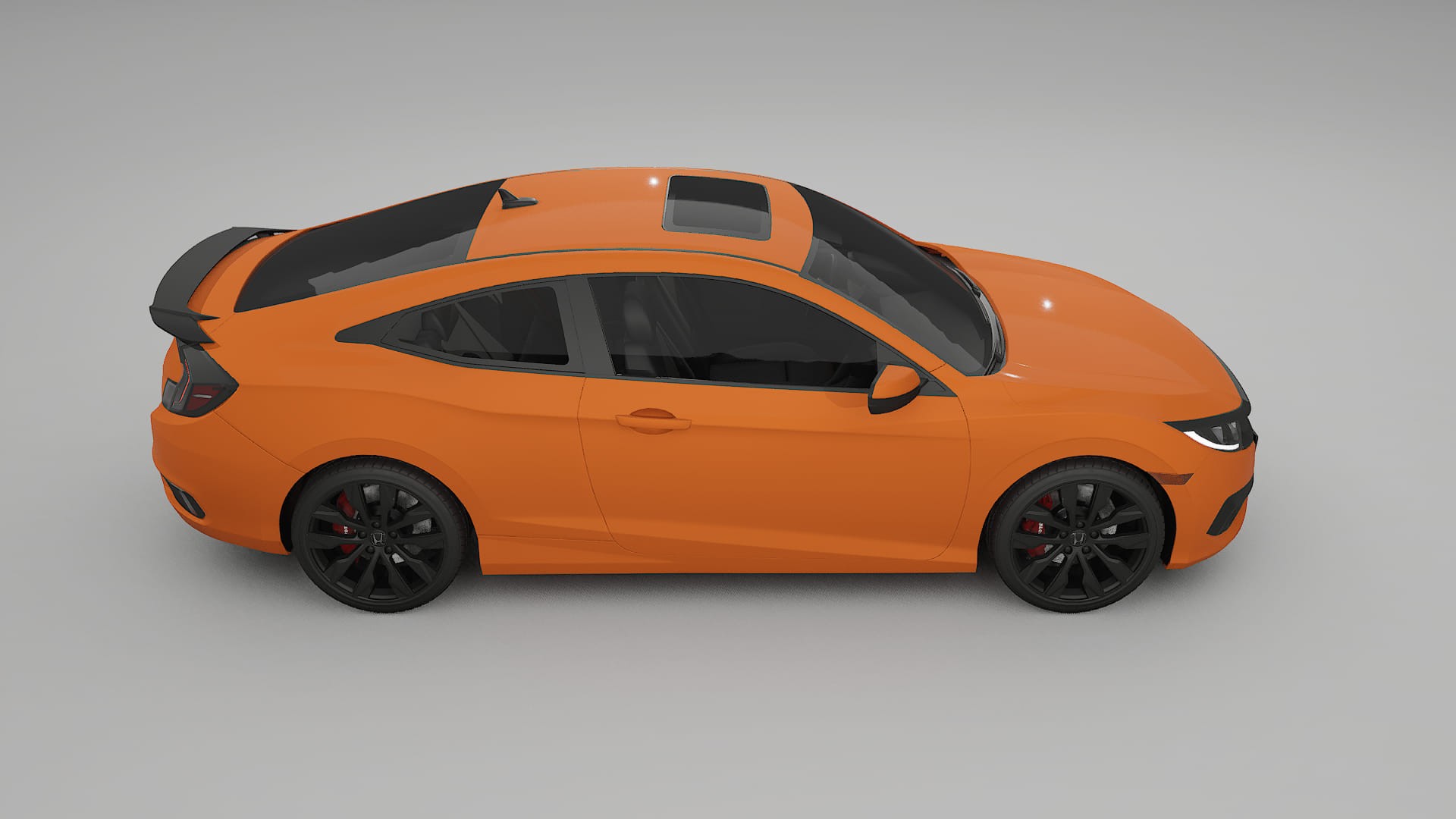 Honda Civic coupe prefacelift PPF Fólie | ROCKET TPU PPF - kompletní pre-cut kit