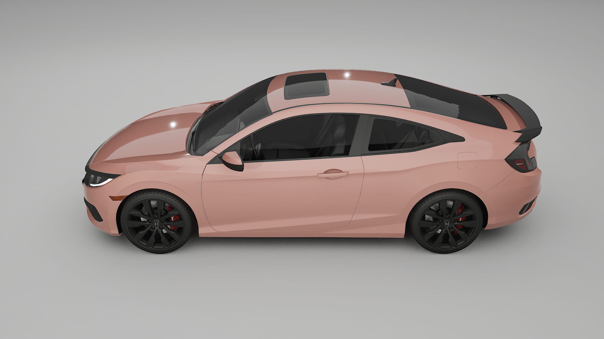 Honda Civic coupe prefacelift PPF Fólie | BLUSH TPU PPF - kompletní pre-cut kit
