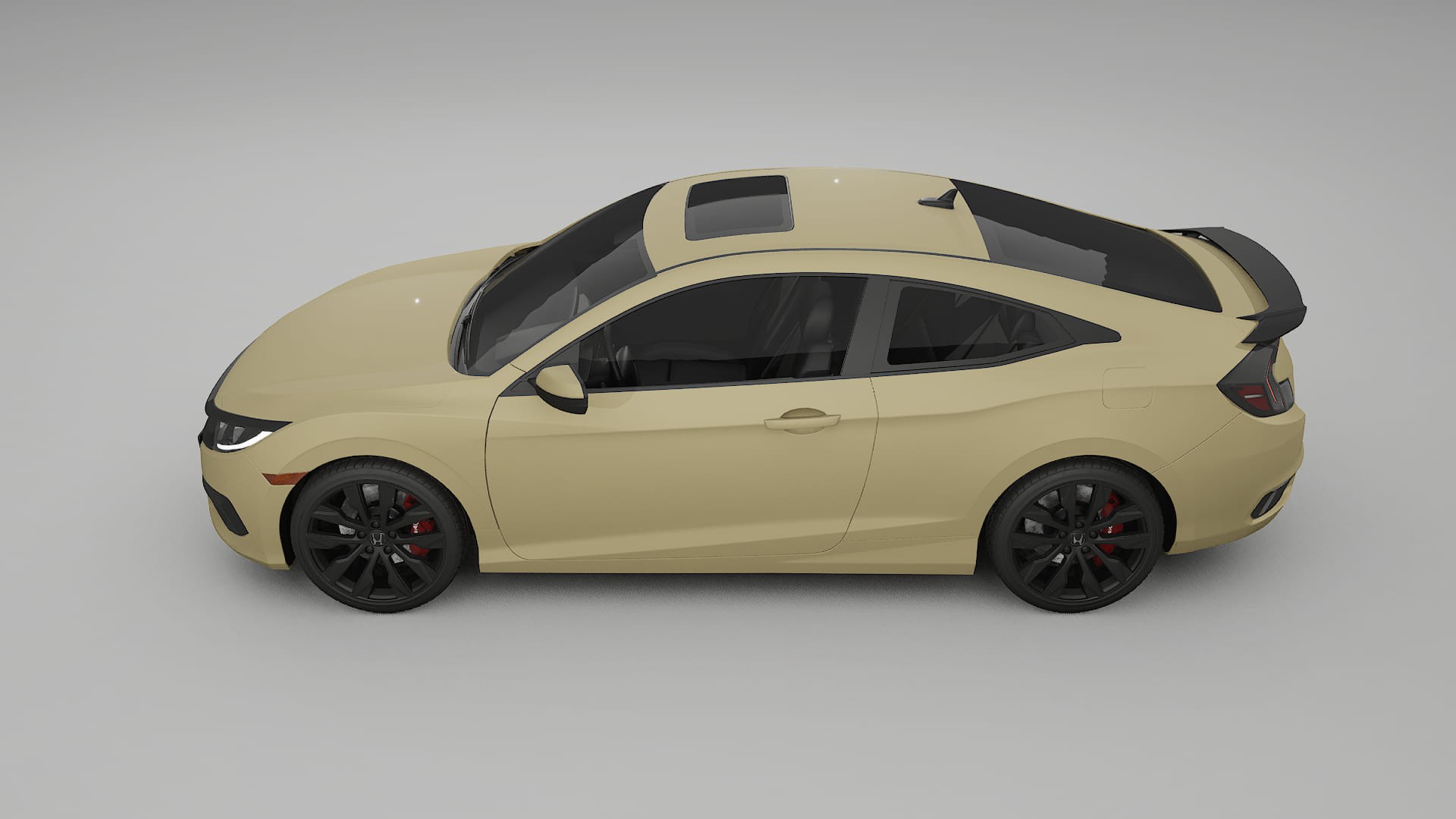 Honda Civic coupe prefacelift PPF Fólie | SAND TPU PPF - kompletní pre-cut kit