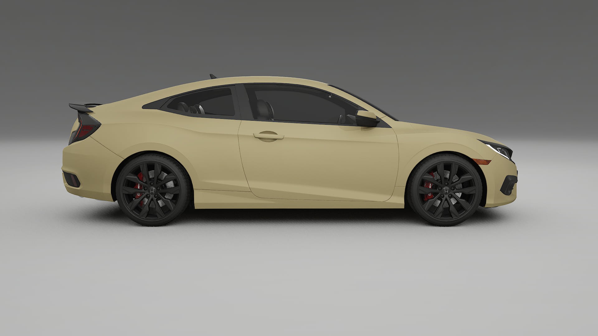 Honda Civic coupe prefacelift PPF Fólie | SAND TPU PPF - kompletní pre-cut kit