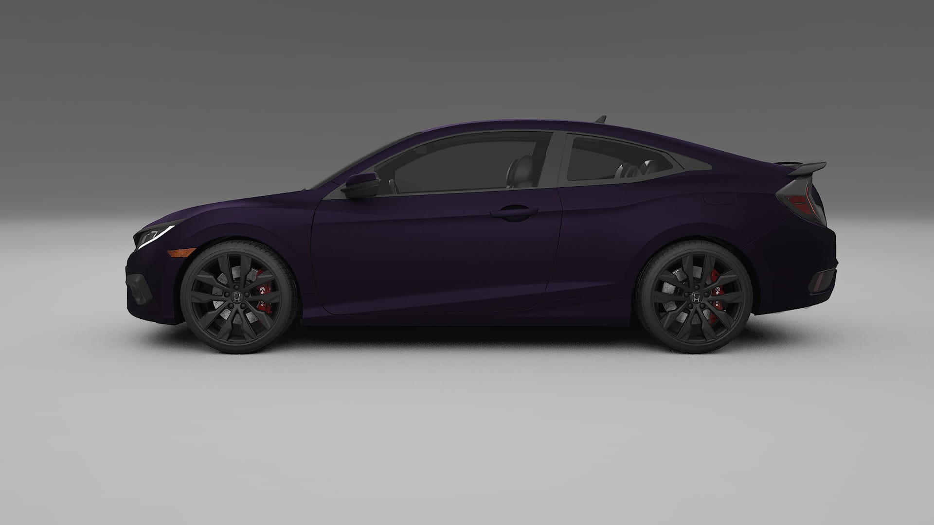 Honda Civic coupe prefacelift PPF Fólie | VIOLET TPU PPF - kompletní pre-cut kit