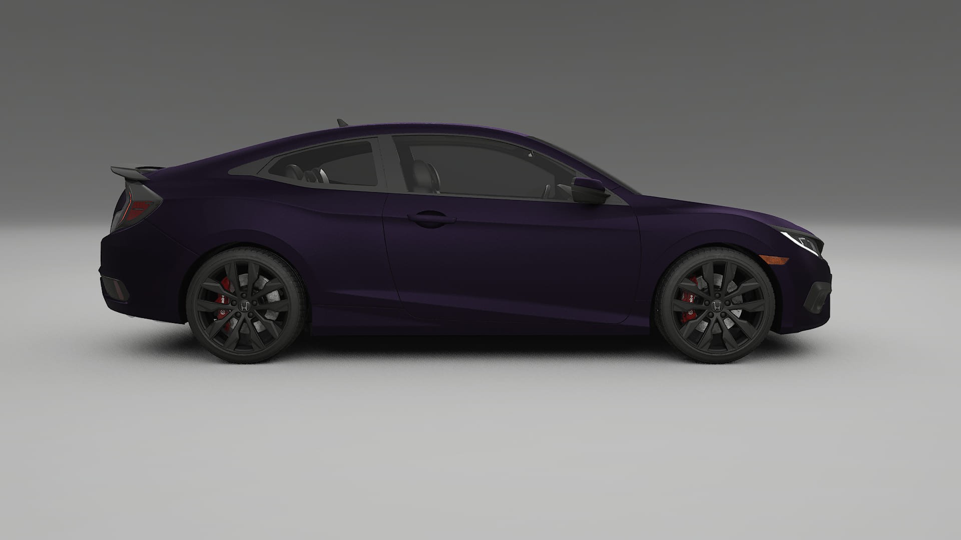 Honda Civic coupe prefacelift PPF Fólie | VIOLET TPU PPF - kompletní pre-cut kit