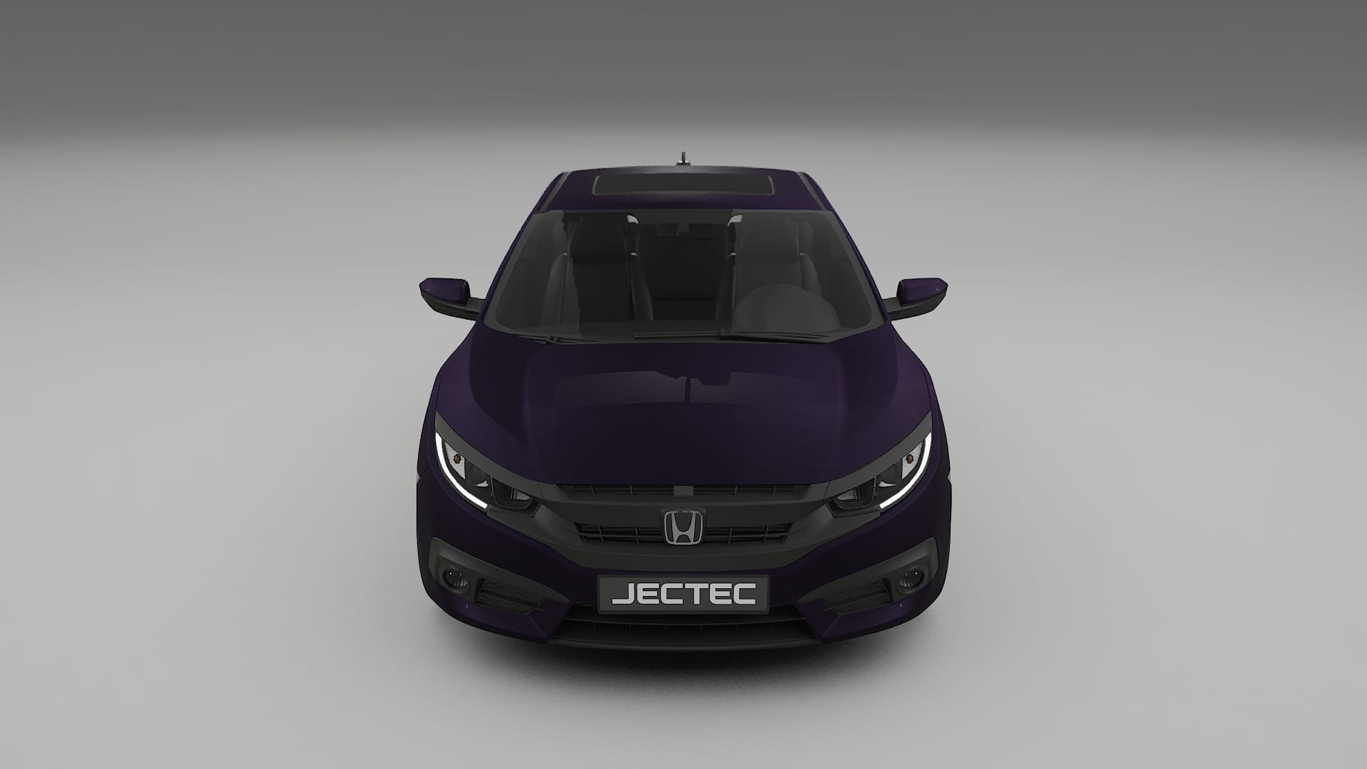 Honda Civic coupe prefacelift PPF Fólie | VIOLET TPU PPF - kompletní pre-cut kit
