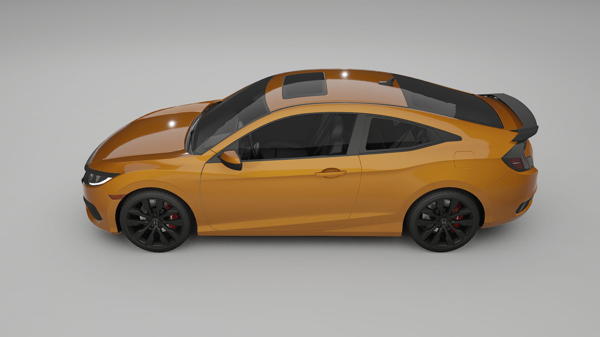Honda Civic coupe prefacelift PPF Fólie | DAISY TPU PPF - kompletní pre-cut kit