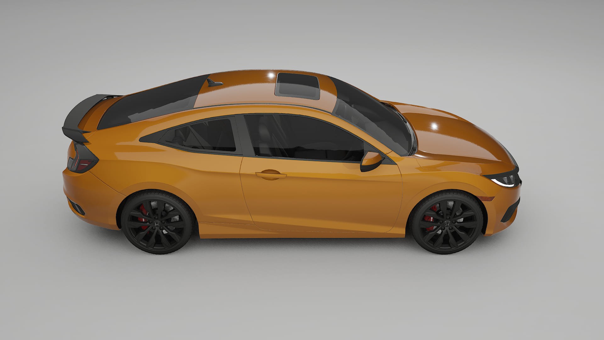 Honda Civic coupe prefacelift PPF Fólie | DAISY TPU PPF - kompletní pre-cut kit