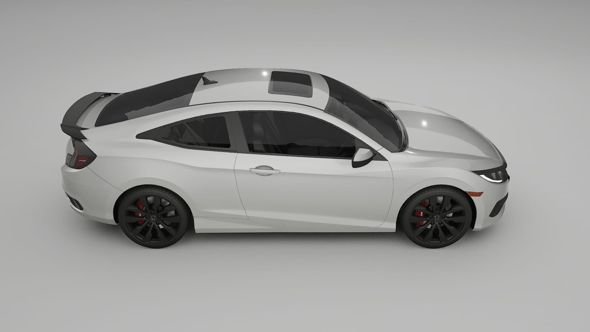 Honda Civic coupe prefacelift PPF Fólie | PEARL TPU PPF - kompletní pre-cut kit