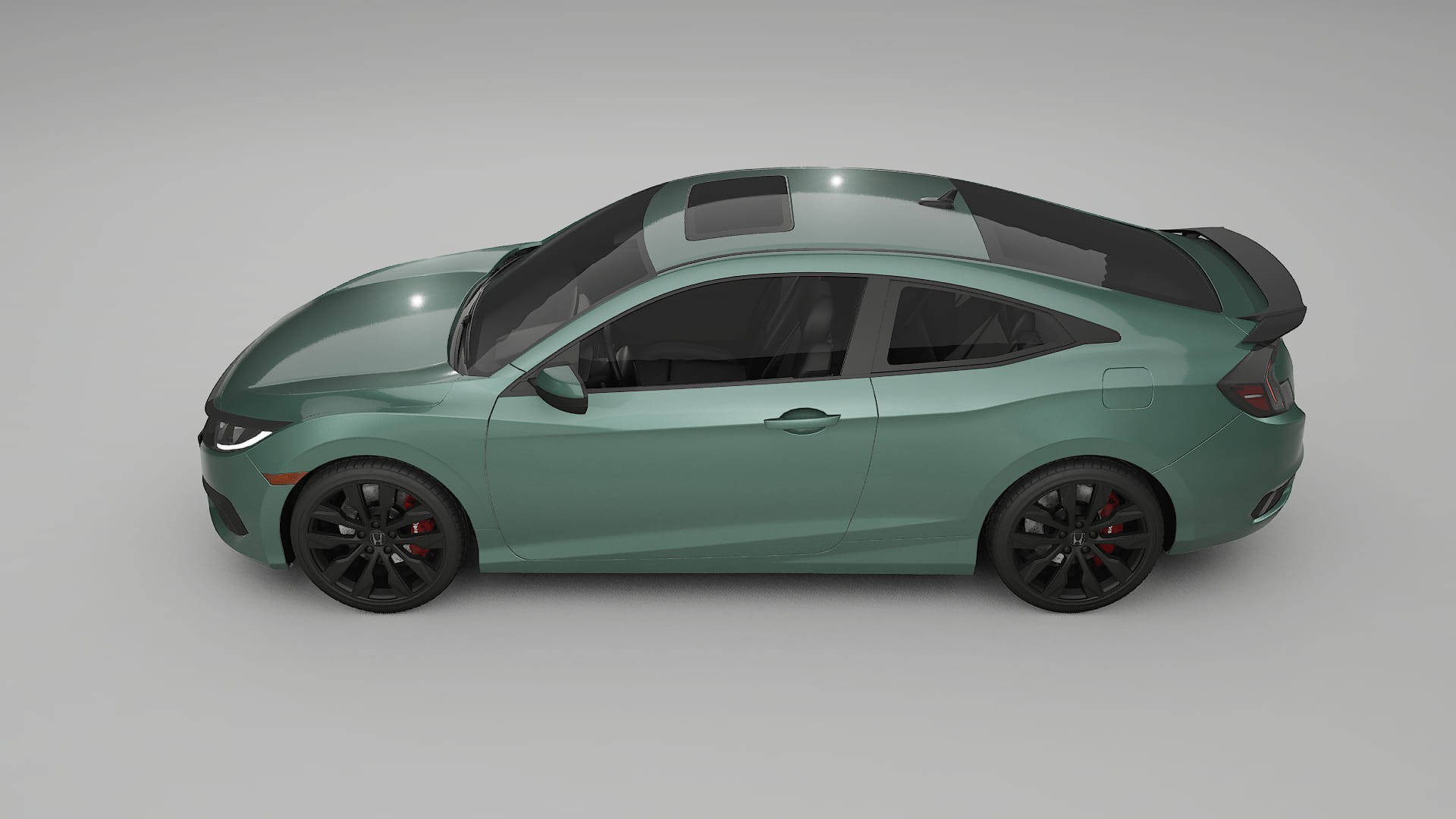 Honda Civic coupe prefacelift PPF Fólie | EVERGREEN TPU PPF - kompletní pre-cut kit