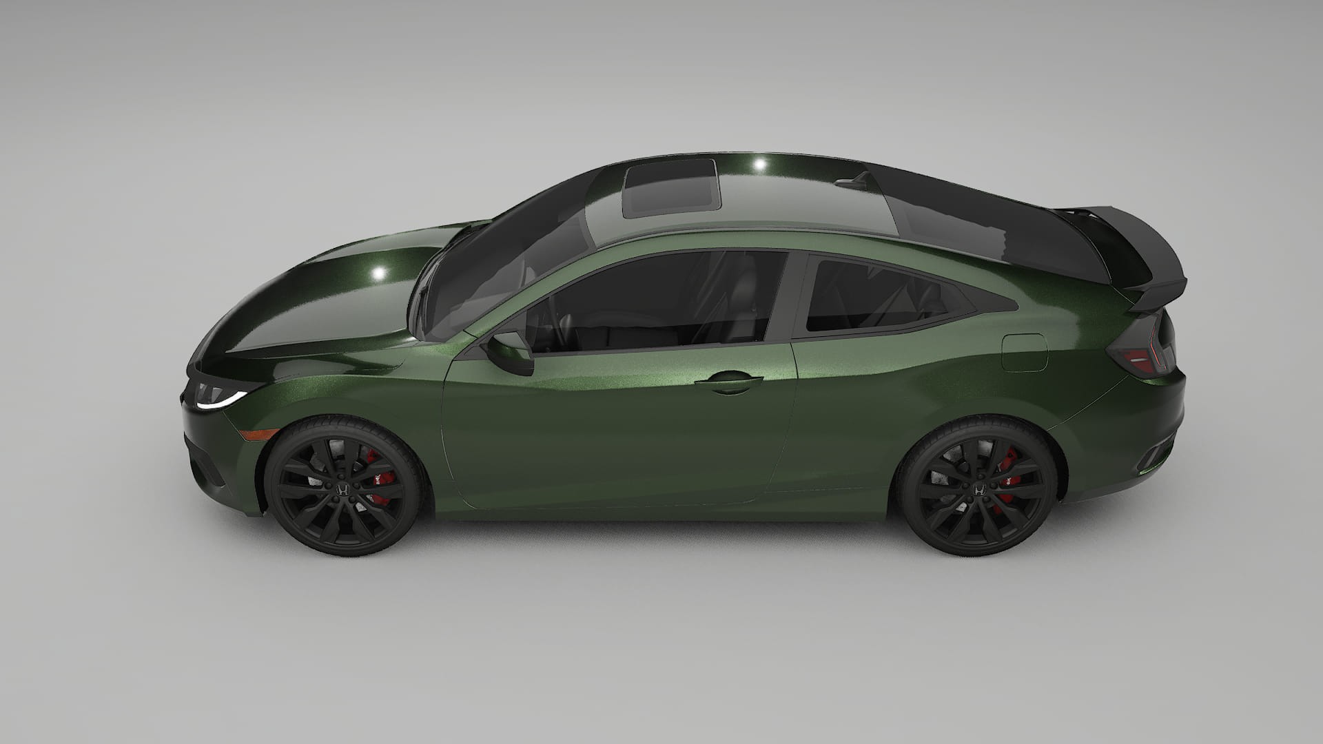 Honda Civic coupe prefacelift PPF Fólie | LAGOON TPU PPF - kompletní pre-cut kit