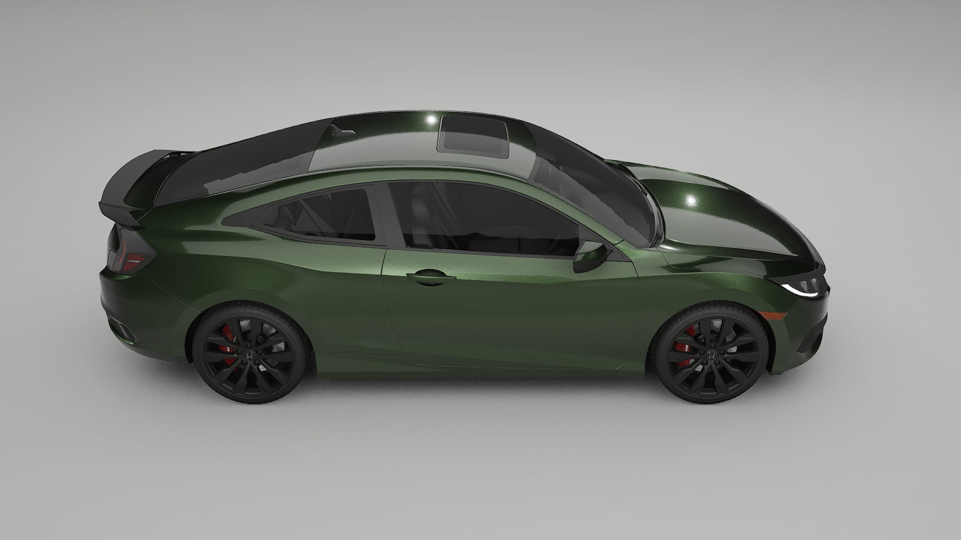 Honda Civic coupe prefacelift PPF Fólie | LAGOON TPU PPF - kompletní pre-cut kit
