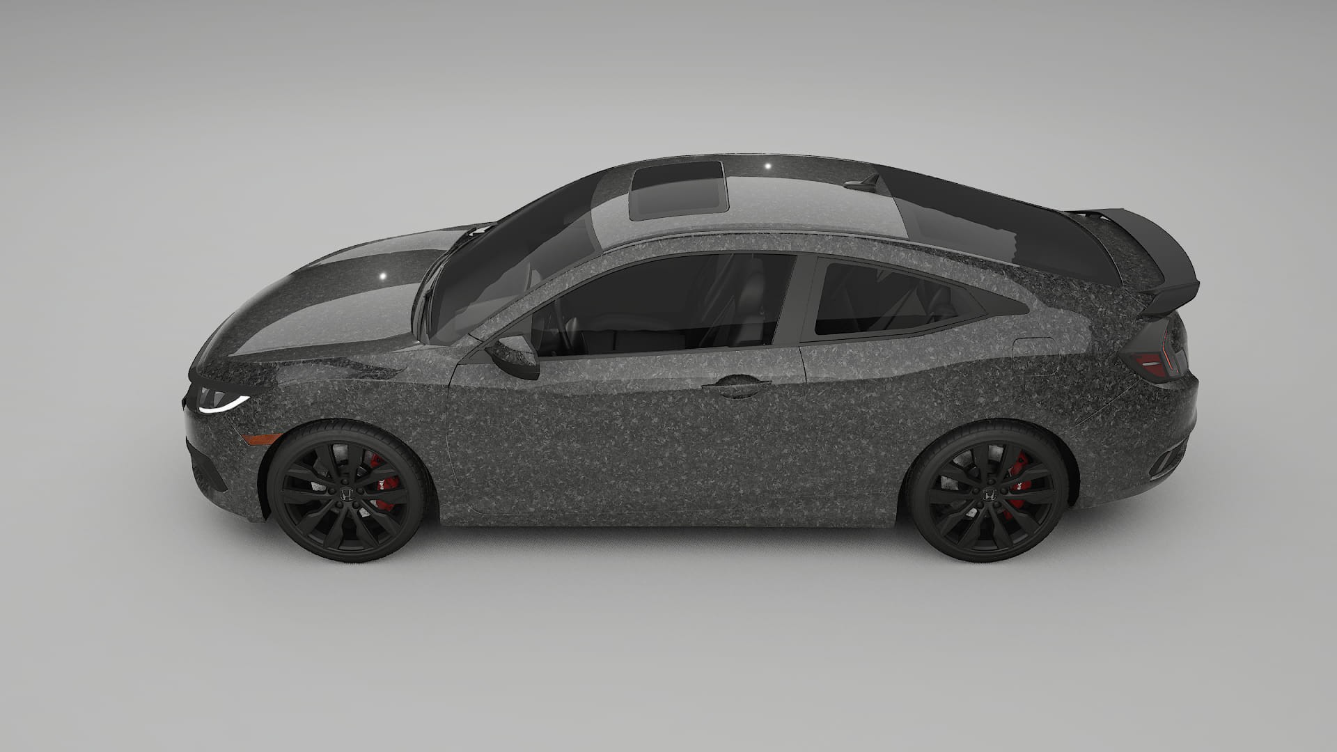 Honda Civic coupe prefacelift PPF Fólie | FORGED S TPU PPF - kompletní pre-cut kit