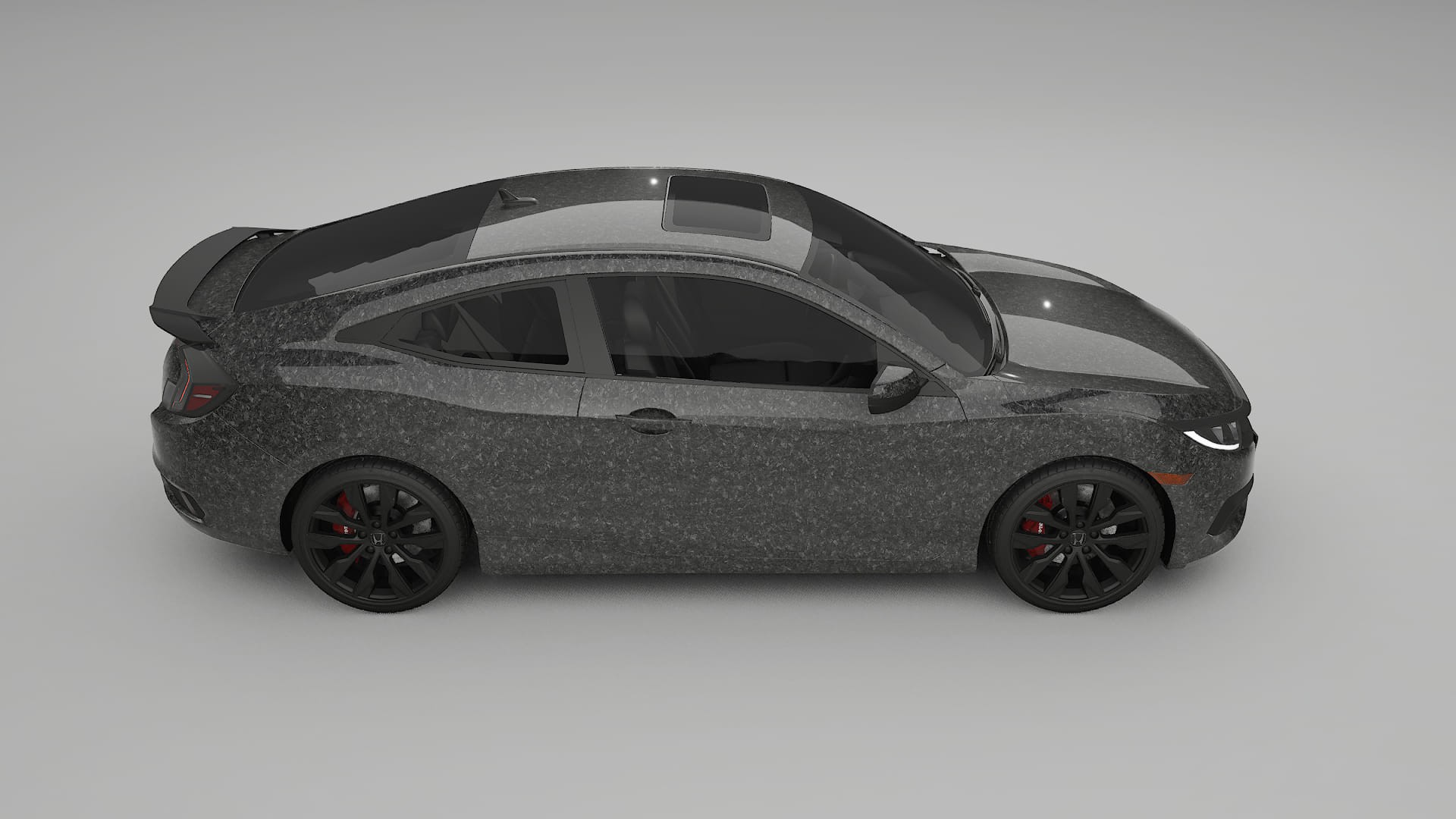 Honda Civic coupe prefacelift PPF Fólie | FORGED S TPU PPF - kompletní pre-cut kit