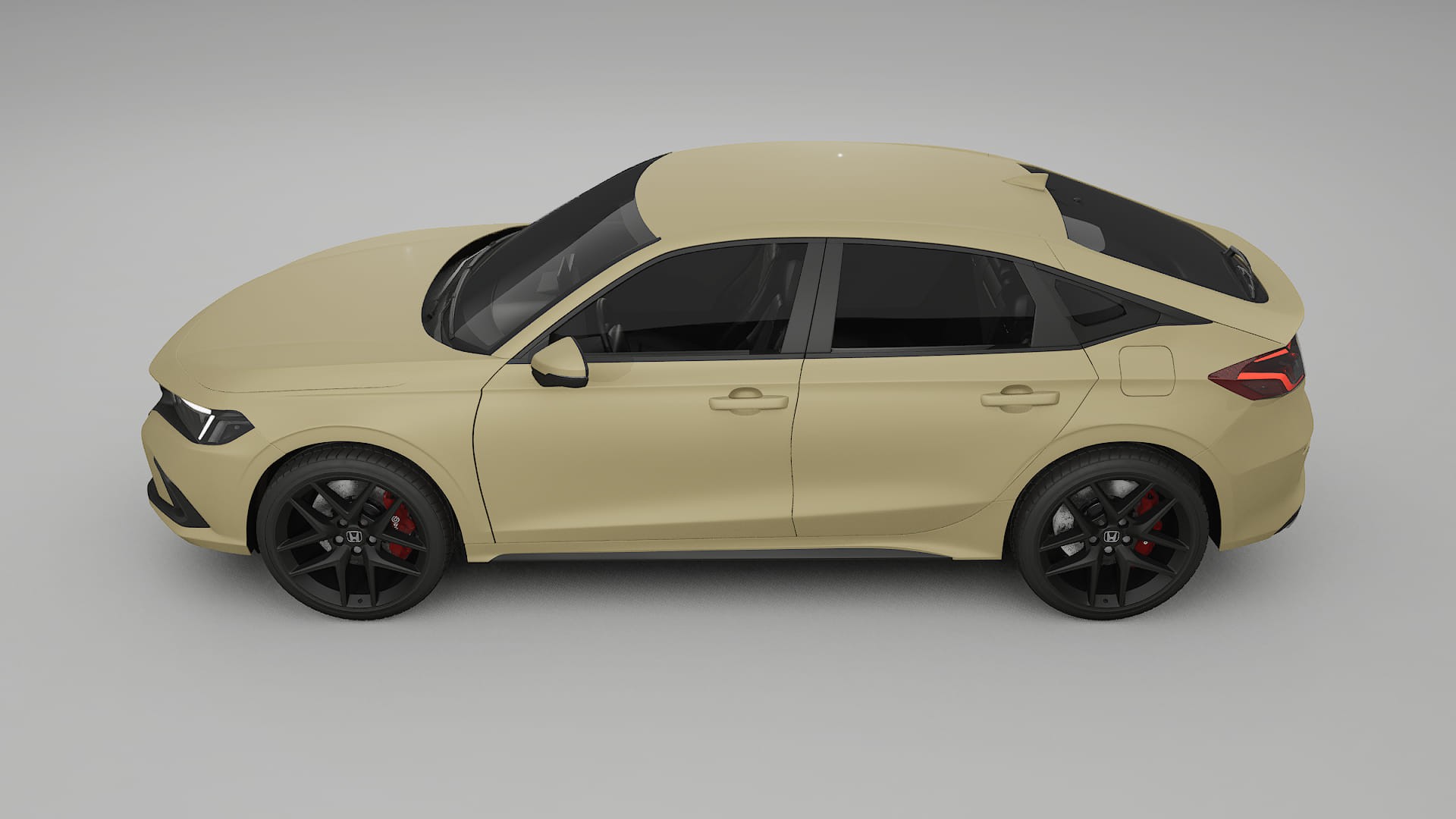 Honda Civic hatchback PPF Fólie | SAND TPU PPF - kompletní pre-cut kit