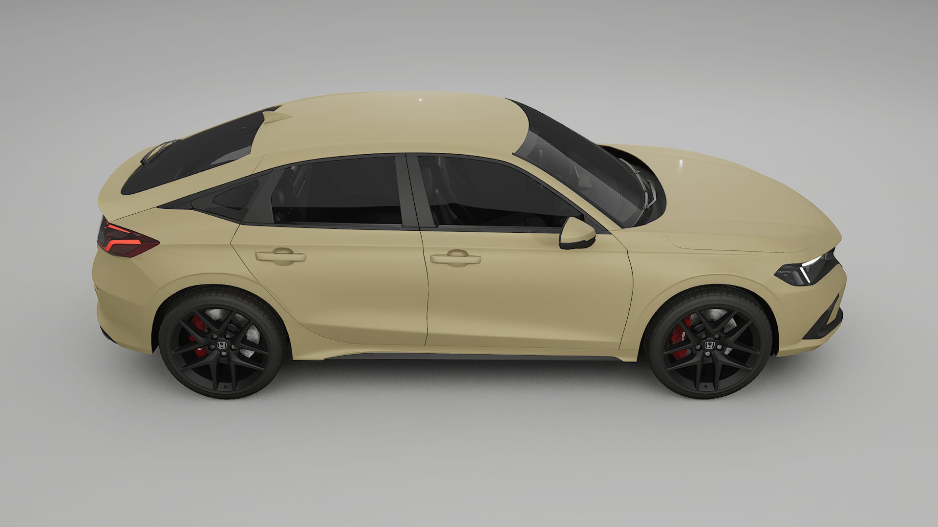 Honda Civic hatchback PPF Fólie | SAND TPU PPF - kompletní pre-cut kit