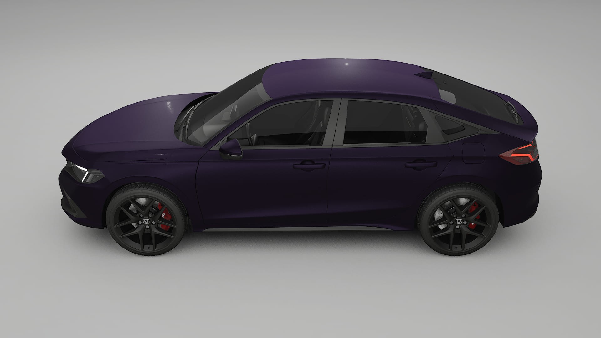 Honda Civic hatchback PPF Fólie | VIOLET TPU PPF - kompletní pre-cut kit