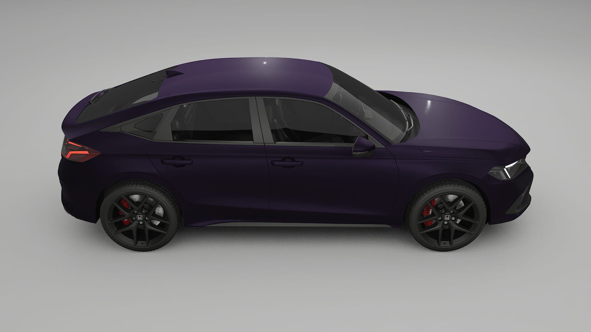 Honda Civic hatchback PPF Fólie | VIOLET TPU PPF - kompletní pre-cut kit