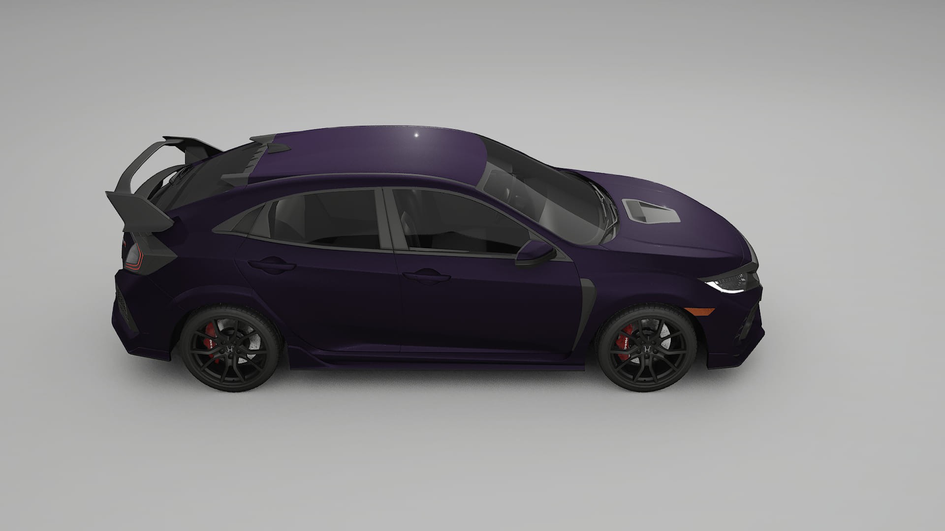 Honda Civic Type-R PPF Fólie | VIOLET TPU PPF - kompletní pre-cut kit