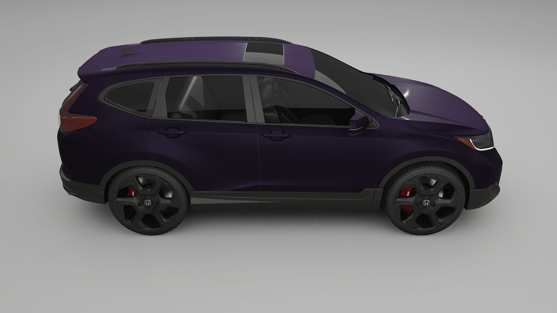 Honda CR-V Touring prefacelift PPF Fólie | VIOLET TPU PPF - kompletní pre-cut kit