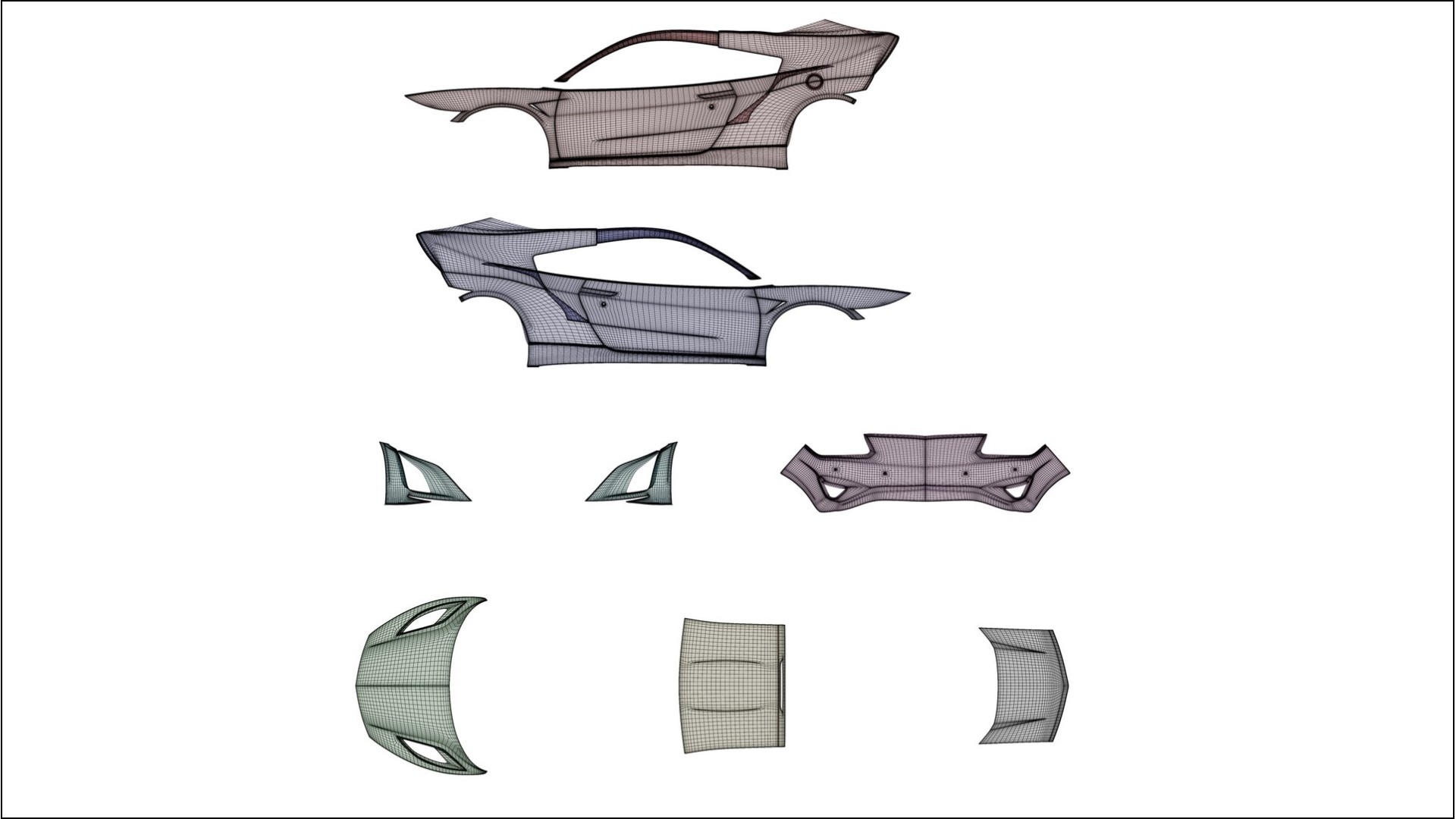 Honda NSX prefacelift PPF Fólie | EVERGREEN TPU PPF - kompletní pre-cut kit