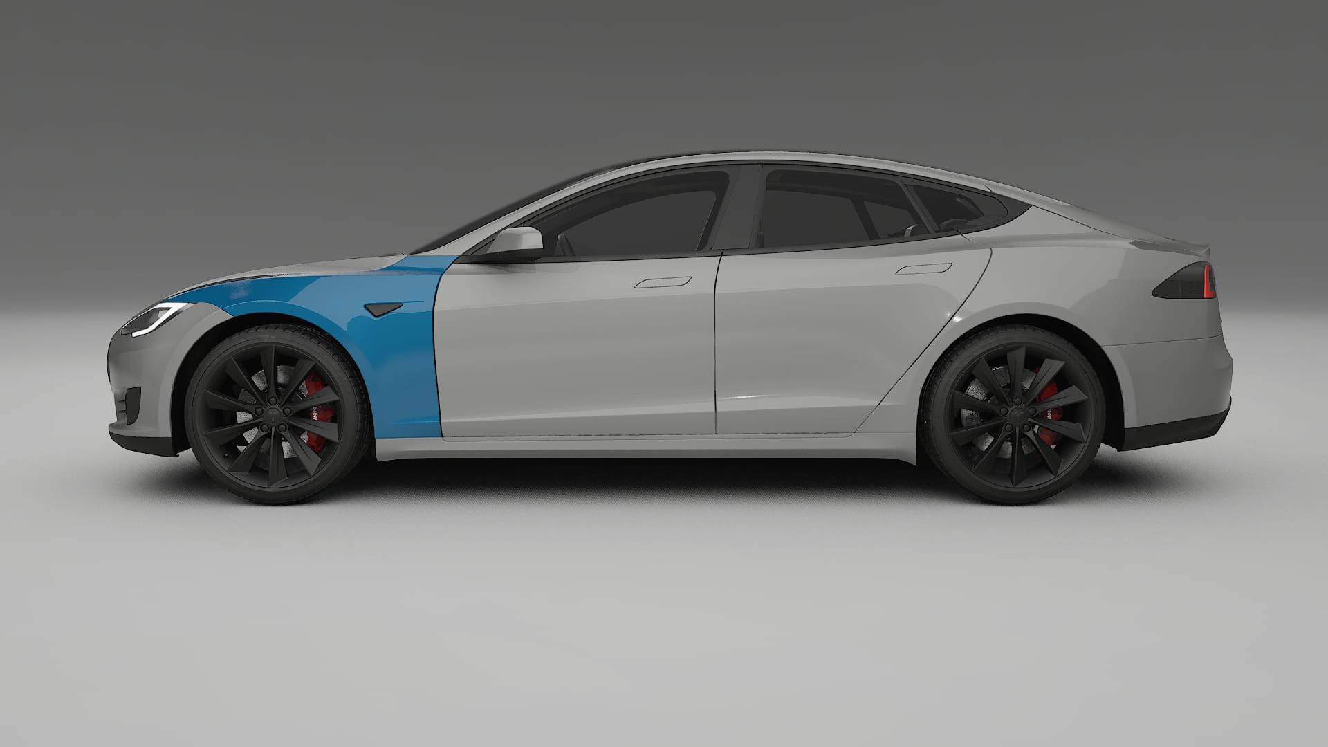 Tesla Model-S PPF Fólie | CrystalGuard Transparentní TPU PPF Kompletní Pre-cut Kit
