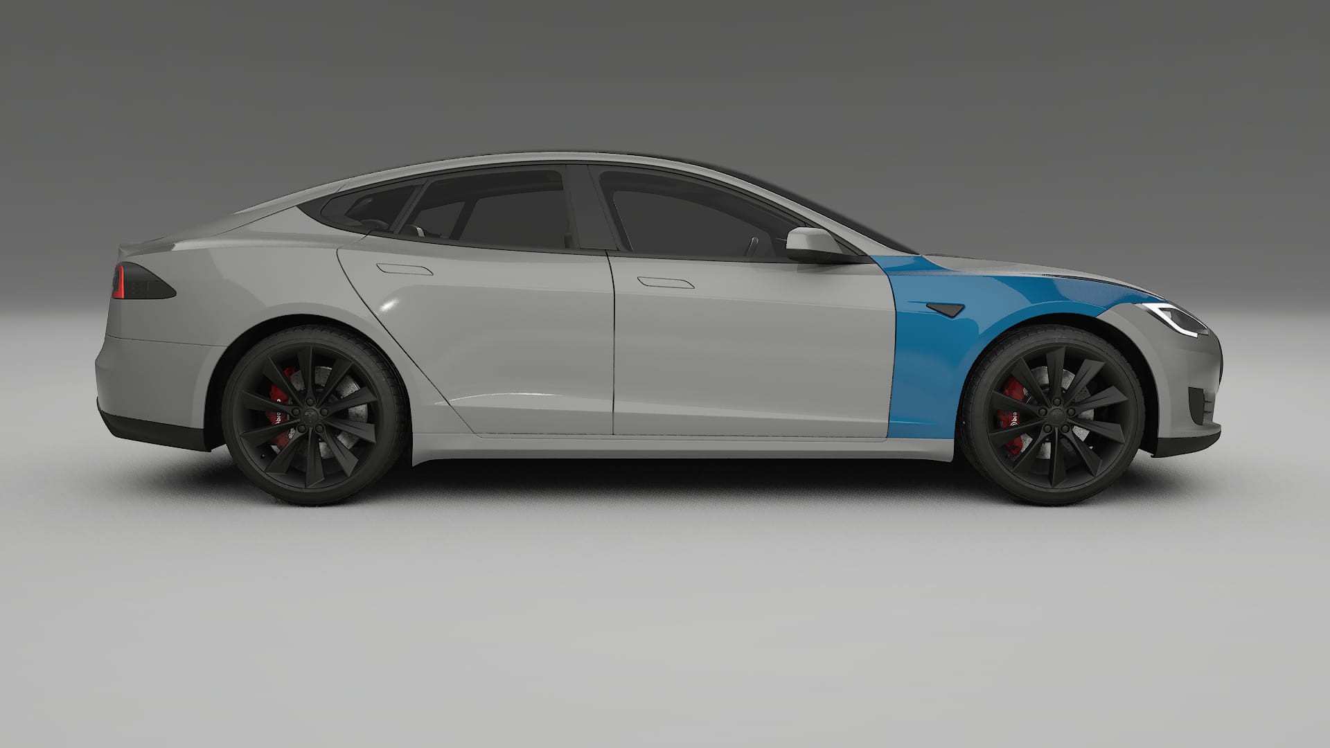 Tesla Model-S PPF Fólie | CrystalGuard Transparentní TPU PPF Kompletní Pre-cut Kit