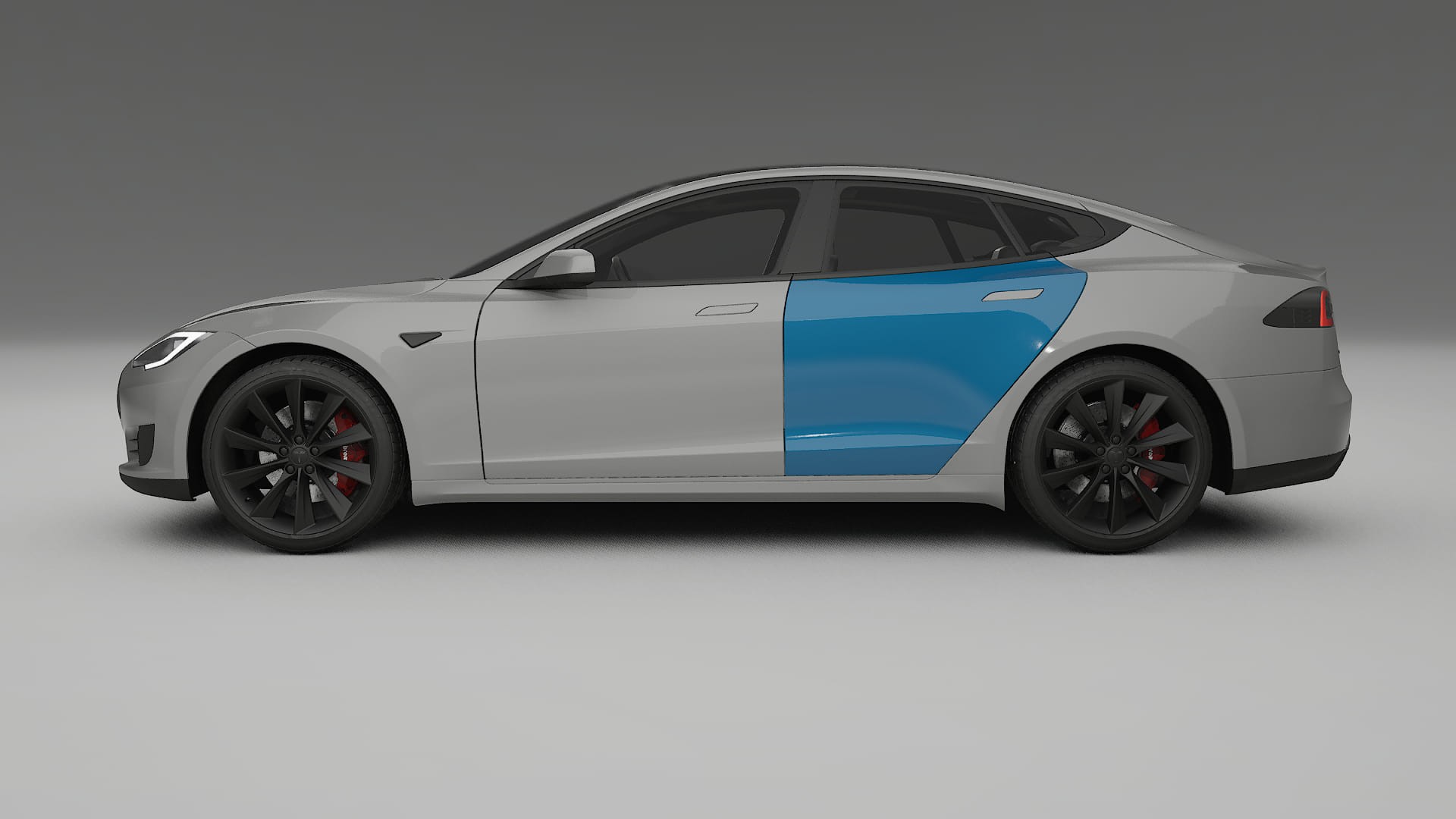 Tesla Model-S PPF Fólie | CrystalGuard Transparentní TPU PPF Kompletní Pre-cut Kit